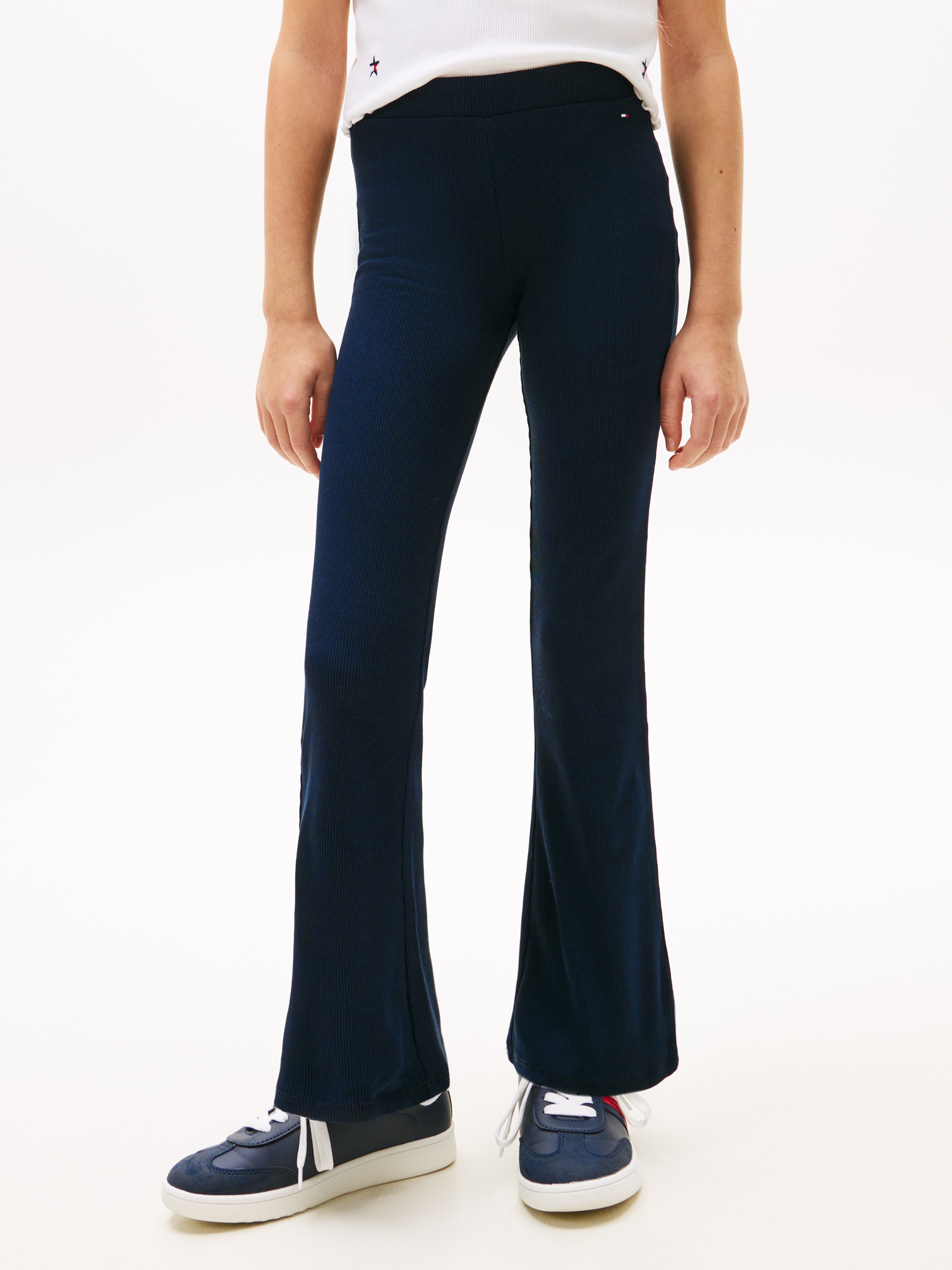 Image of Tommy Hilfiger Leggings "RIB FLARE" Kinder bis 16 Jahre, Stretch