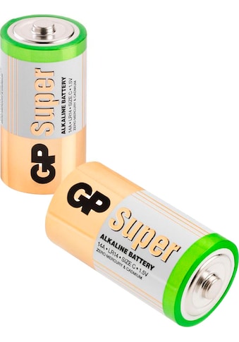 GP Batteries Batterie »2er Pack Super Alkaline C«, 1,5 V, (Set, 2 St.) kaufen