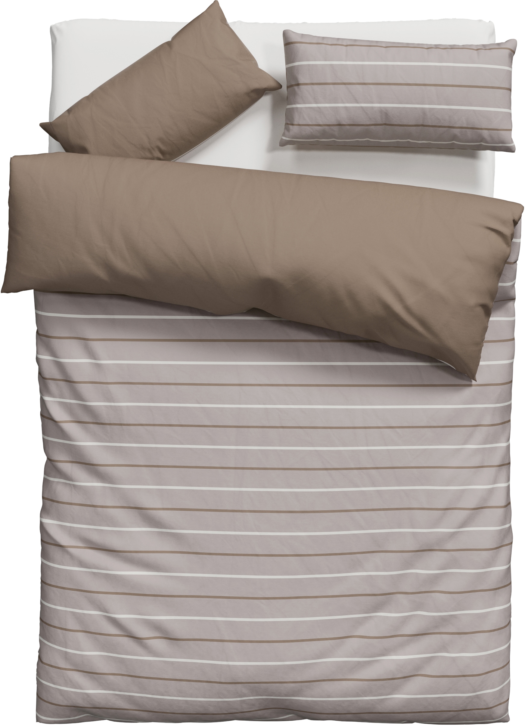Bruno Banani Bettwäsche »Dana« 2 Stk. in Gr. 135x200 oder 155x220 cm, 100% Baumwolle, Renforcé