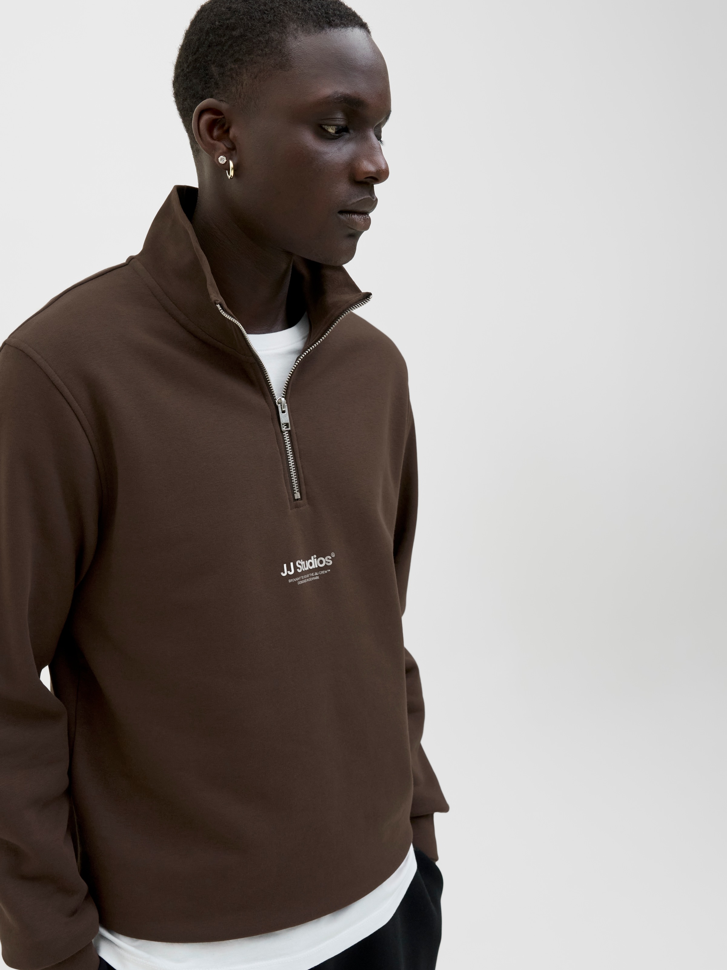 Jack & Jones Sweatshirt »JJESOHO SWEAT QUARTER ZIP HN NOOS«