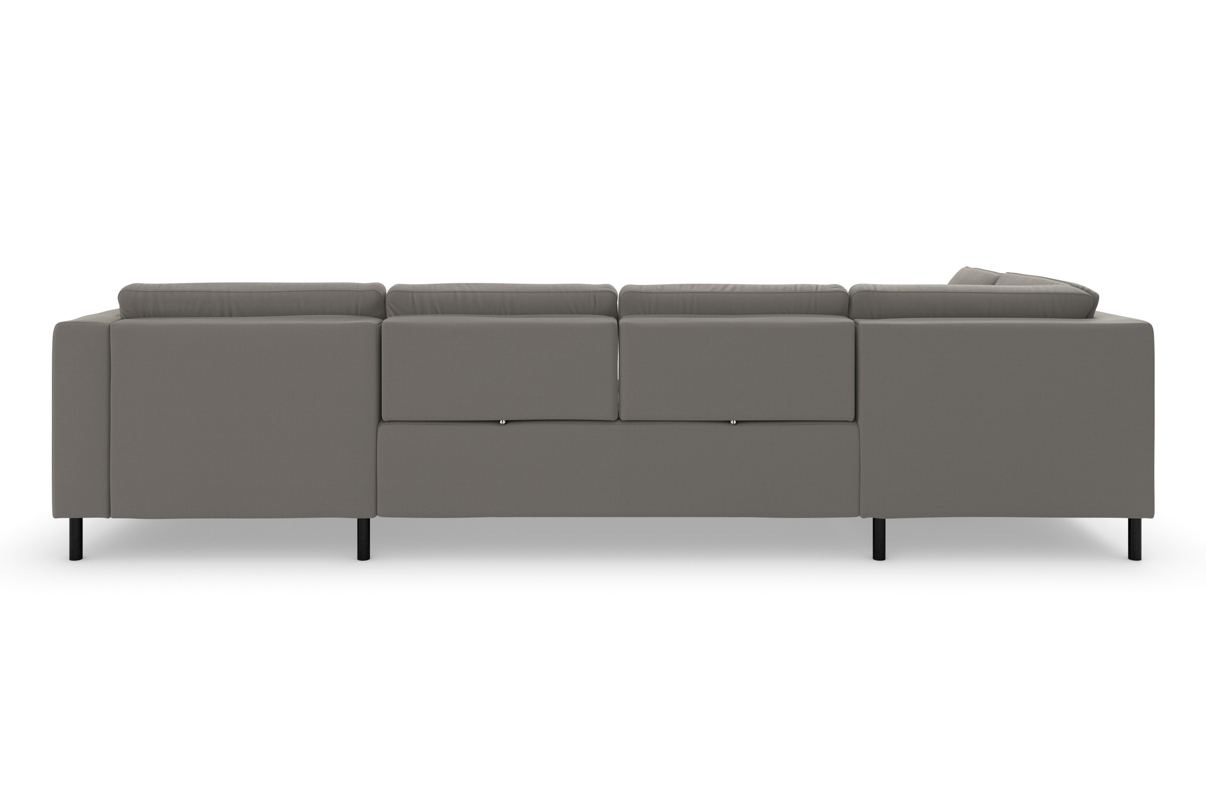 sit&more Wohnlandschaft »Olsen U-Form« inklusive Sitztiefenverstellung, wahlweise mit Bettfunktion, 15cm hoch