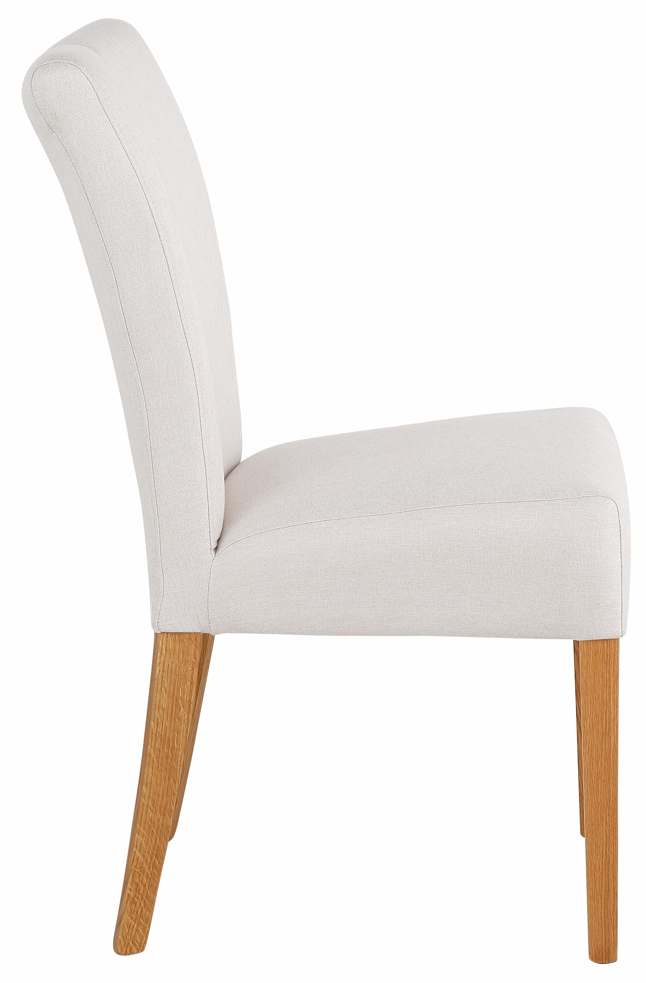 Home affaire Esszimmerstuhl »Queen Polsterstuhl BESTSELLER«, (Set), 6 St., Webstoff, verschiedene Bezüge, Gestell Massivholz