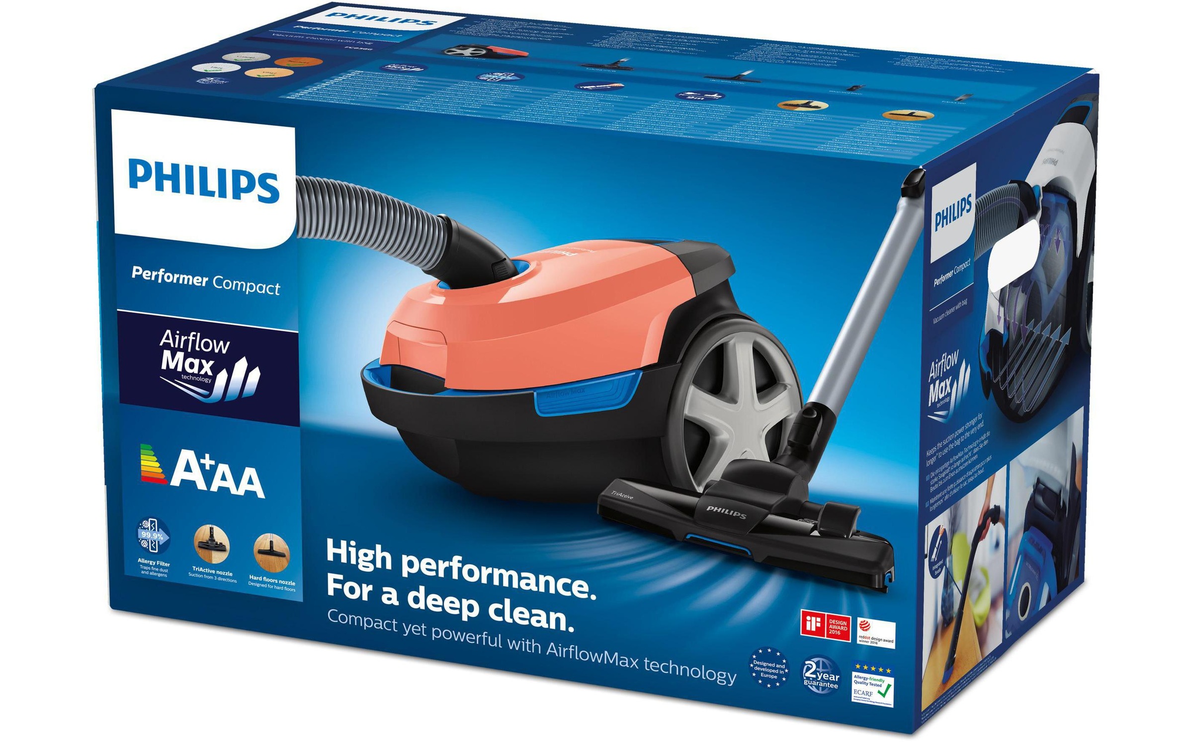 Philips Bodenstaubsauger »Performer Compact FC8366/19«, 750 W, mit Beutel