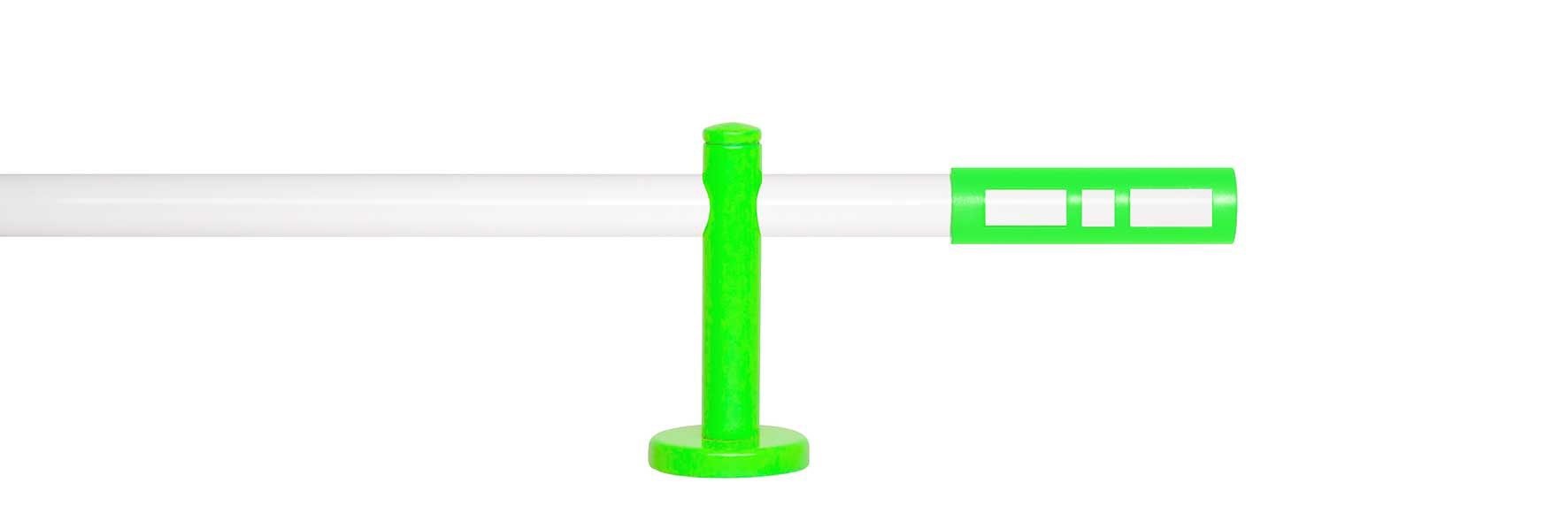 Image of indeko Gardinenstange »Sweet Weiss«, 1 läufig-läufig, Wunschmasslänge, weiss-neongrün bei Ackermann Versand Schweiz