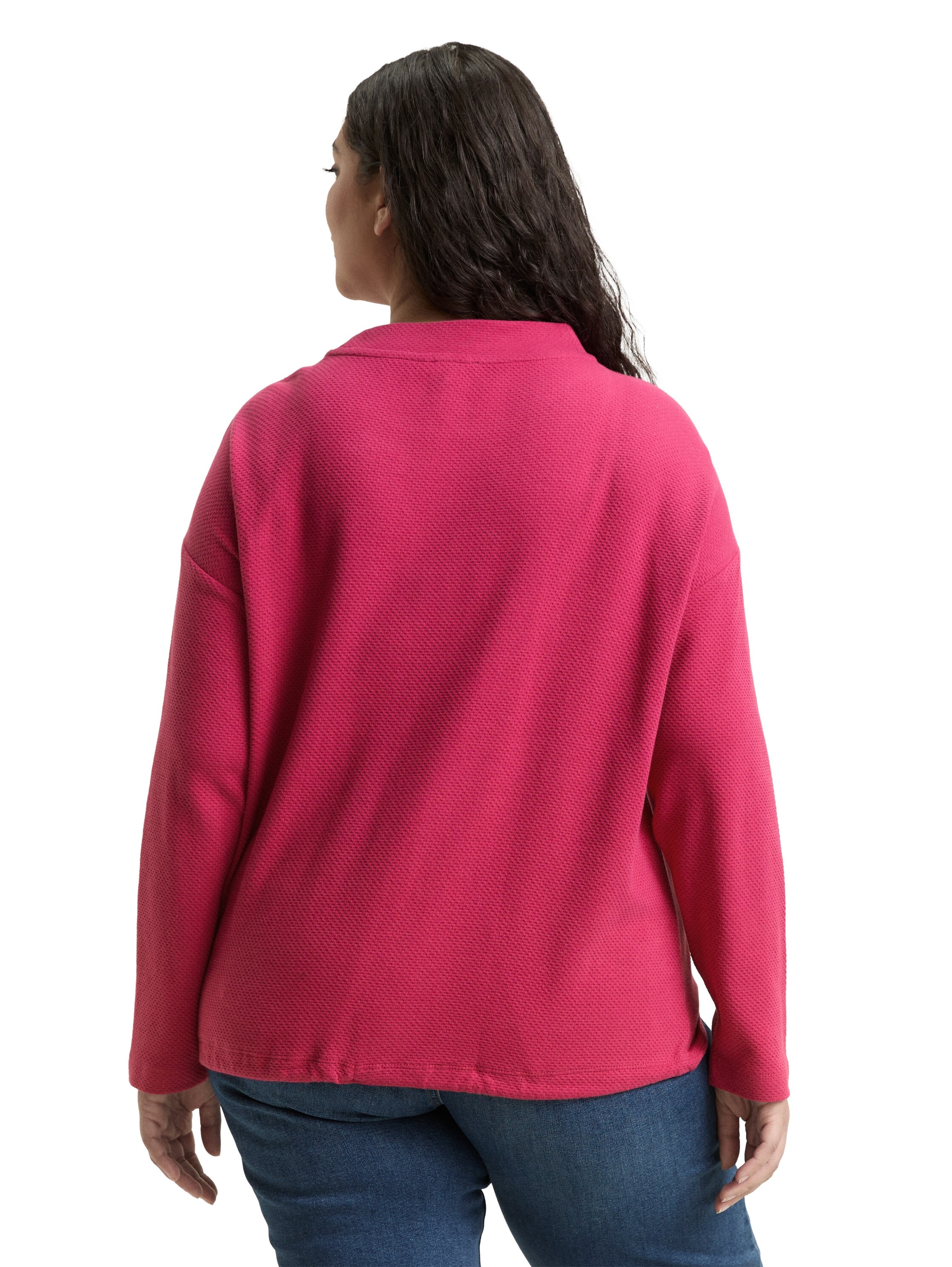 TOM TAILOR PLUS Sweatshirt , mit Kordelzug am Saum
