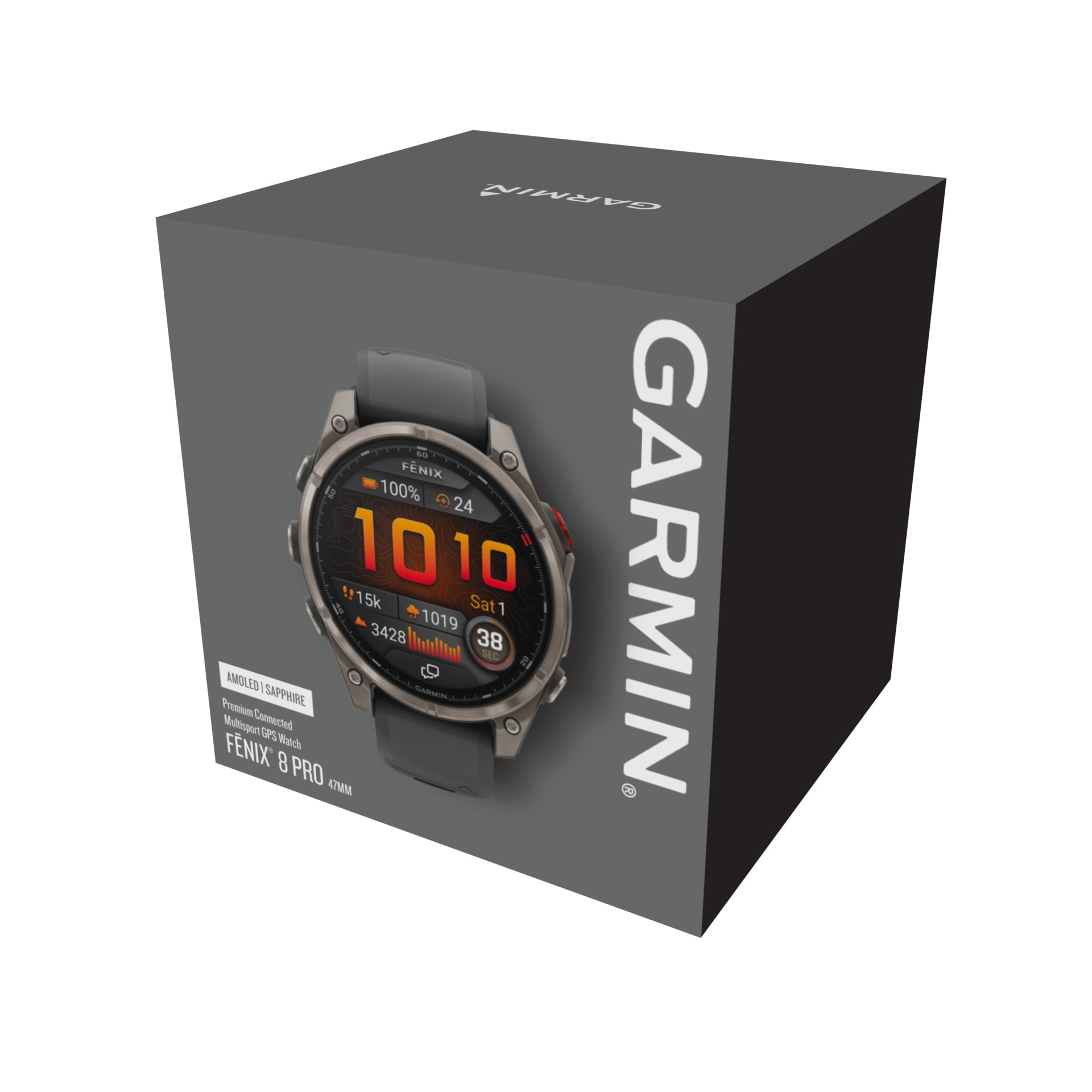 Garmin Smartwatch »FENIX 8 Pro - 47 mm smarte Premium Multisport GPS-Uhr« (3,556 cm / 1,4 ″)