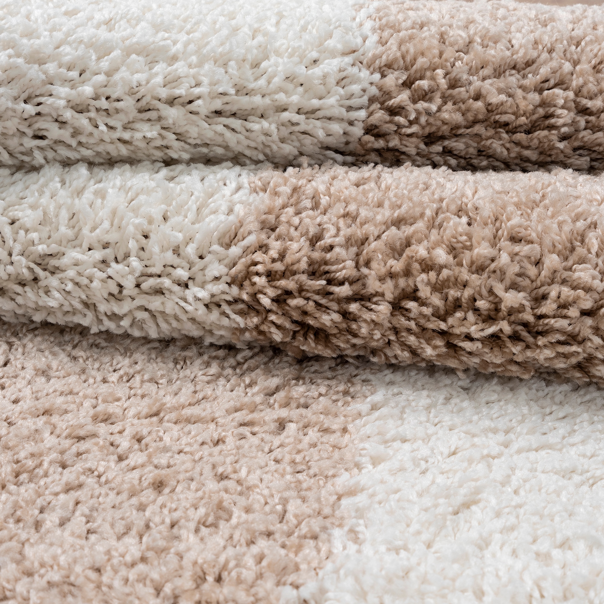 Sanat Hochflor-Teppich »Milano 1254  , auch als Läufer und in Rund« rechteckig 30 mm Höhe Langflor, Shaggy, Wohnzimmer, Schlafzimmer, fussbodenheizungsgeeignet