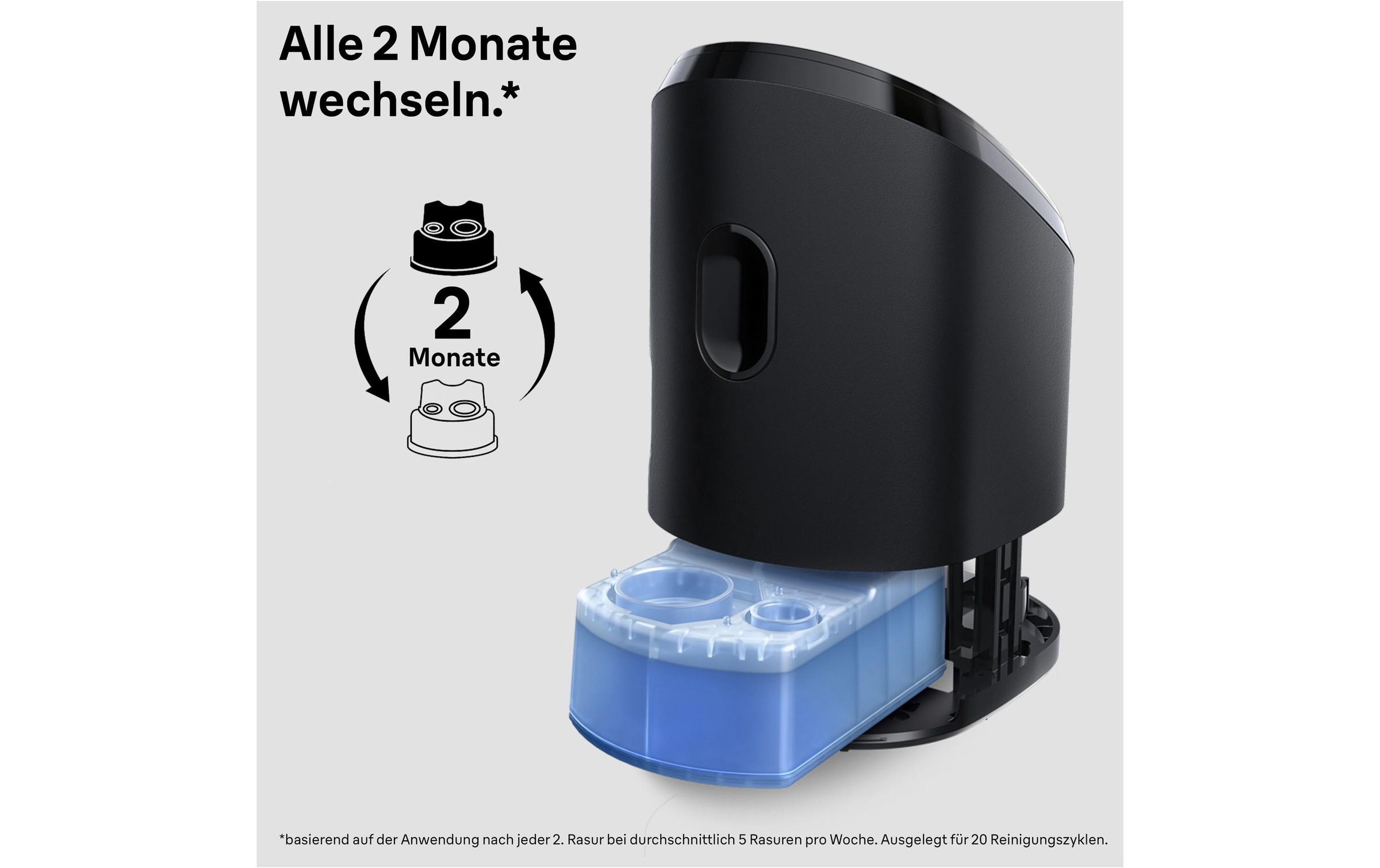 Braun Elektrorasierer »3-in-1 ShaverCare 6 Stück«
