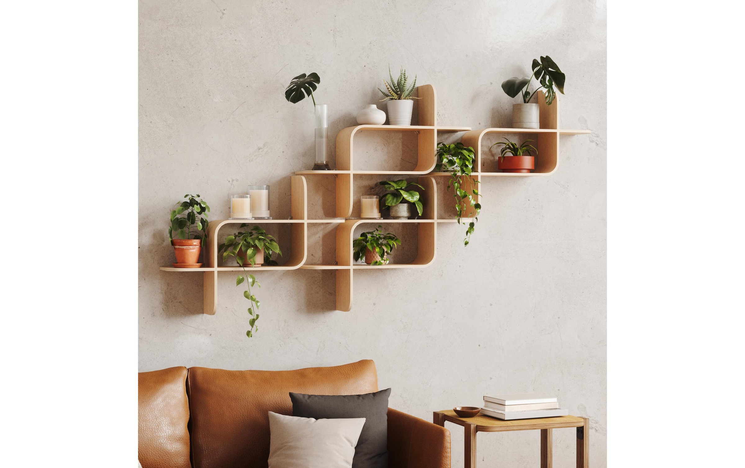 Umbra Étagère murale »Montage, Natur«