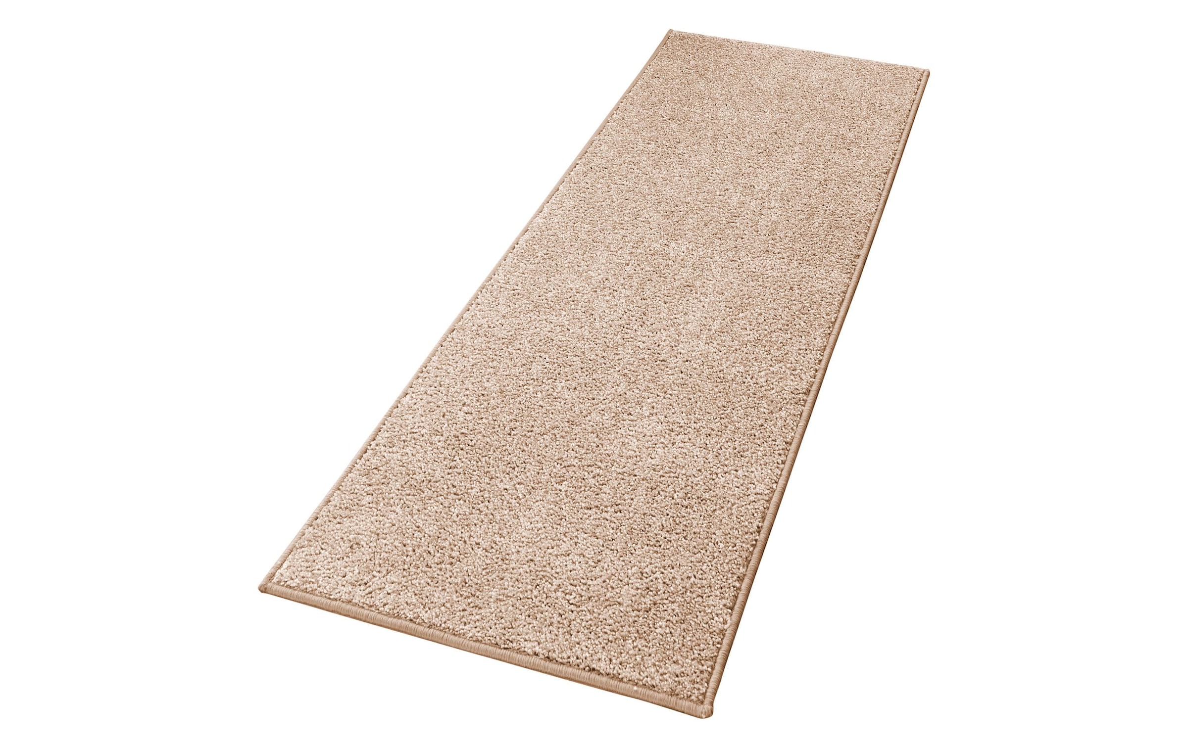 HANSE Home Teppich »Pure 100  Kurzflor« rechteckig 13 mm Höhe Kurzflor, uni, umkettelt, Läufer, Wohnzimmer, Kinderzimmer, Flur