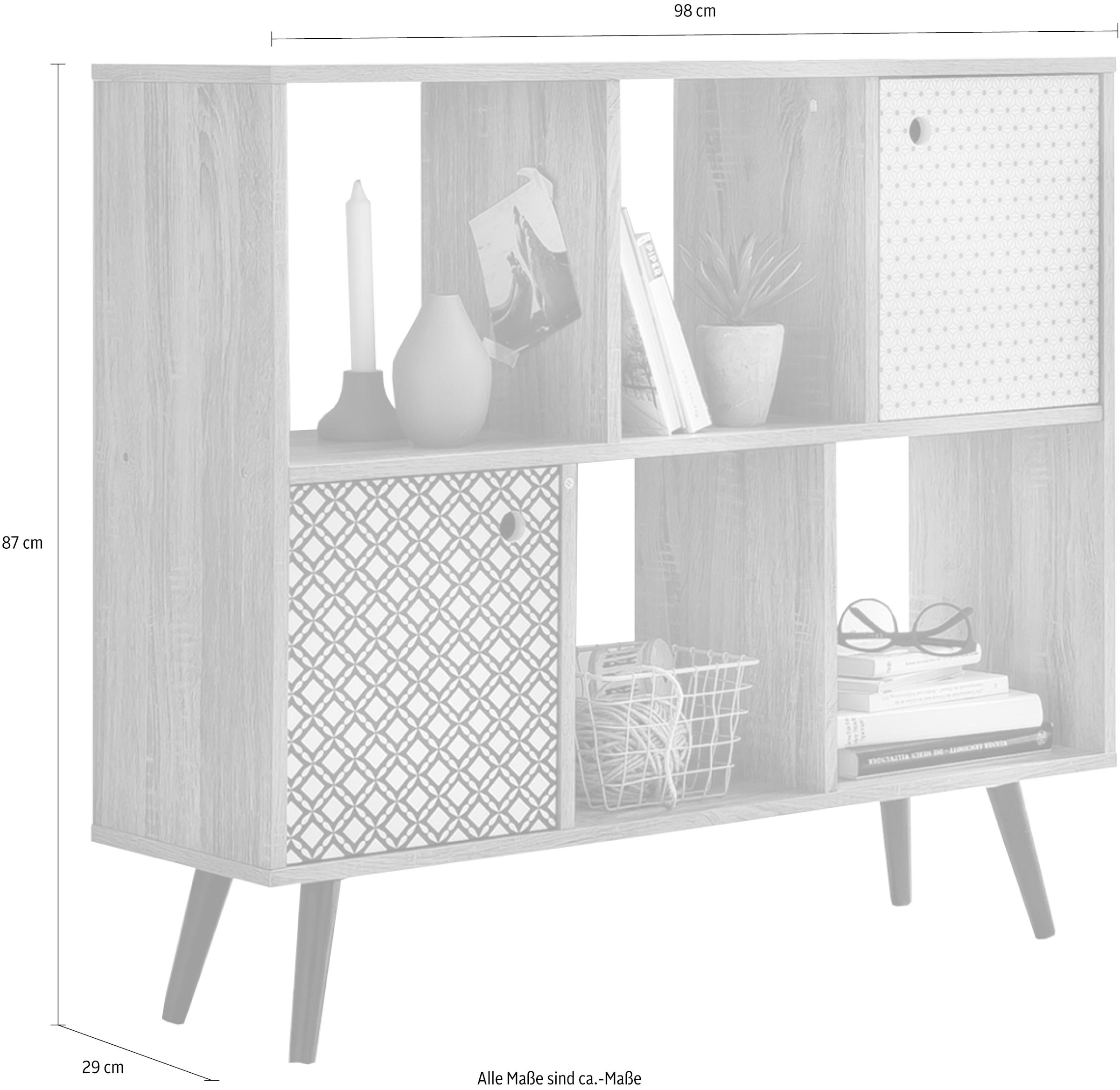 SIT Buffet »Kommode MAILBOX – Scandi-Shabby Chic Sideboard mit 3 Schubladen« buffet scandi-shabby chic avec 3 tiroirs & 2 portes