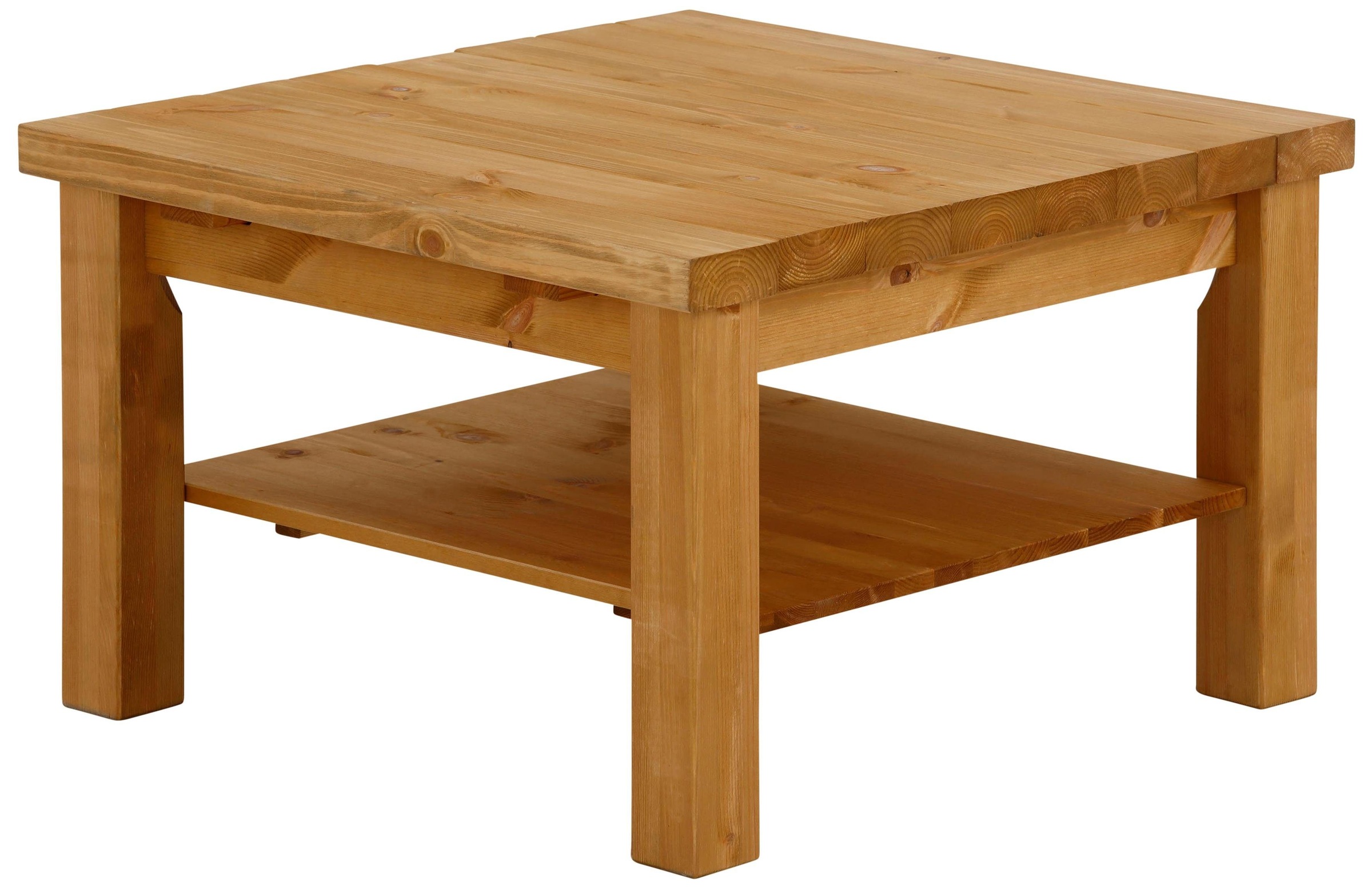 Image of GOODproduct Couchtisch "Antique" aus massiver Kiefer, FSC zertifiziert, Breite 77 cm