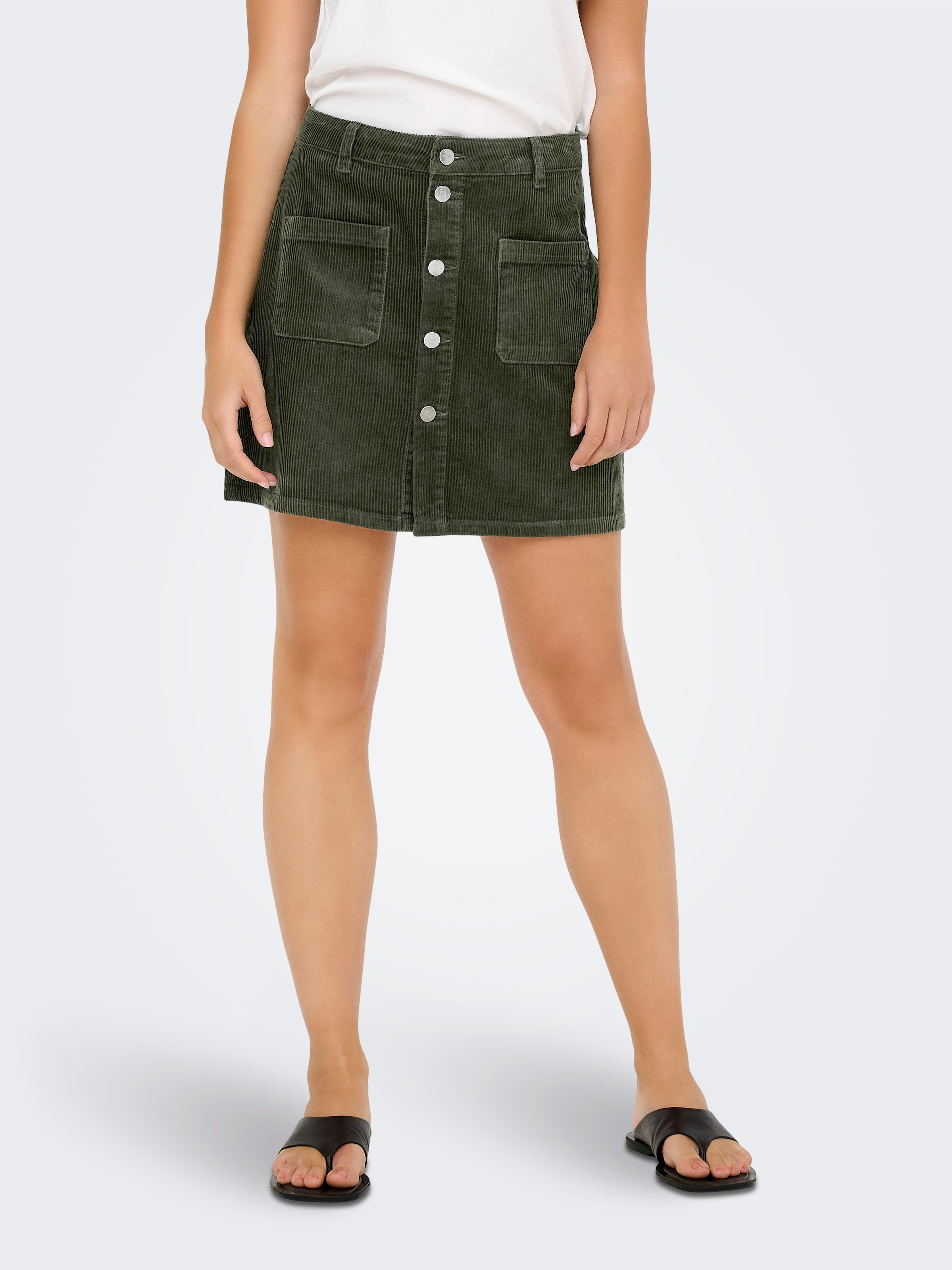 JDY Cordrock »JDYSHIRAZ CORDUROY SKIRT PNT DIA«