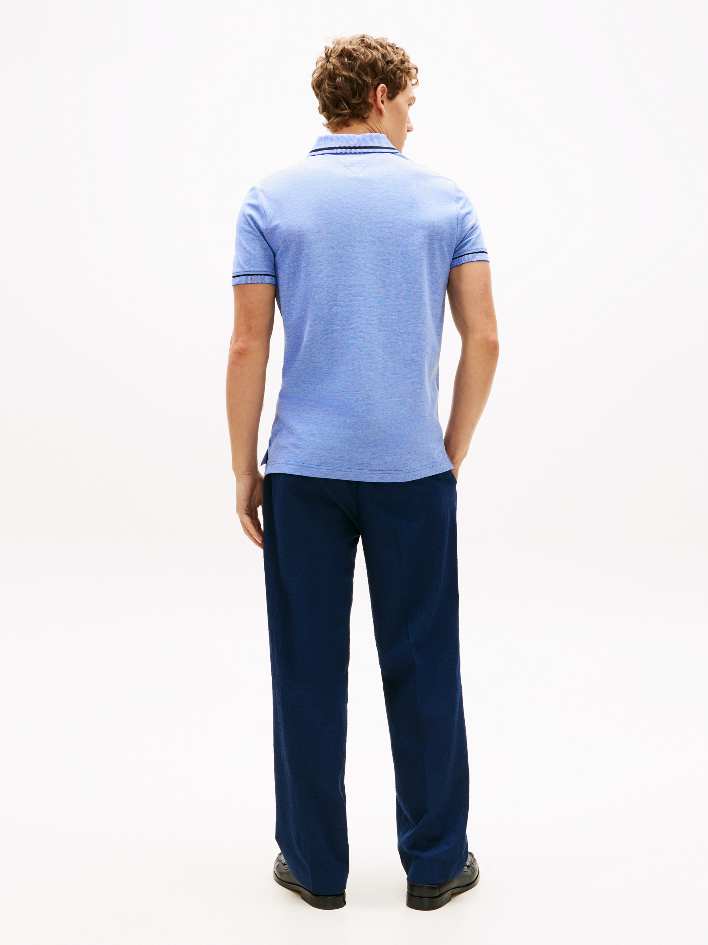 Tommy Hilfiger Polo »OXFORD TWO TONE REGULAR PLACKET« regular fit avec col polo