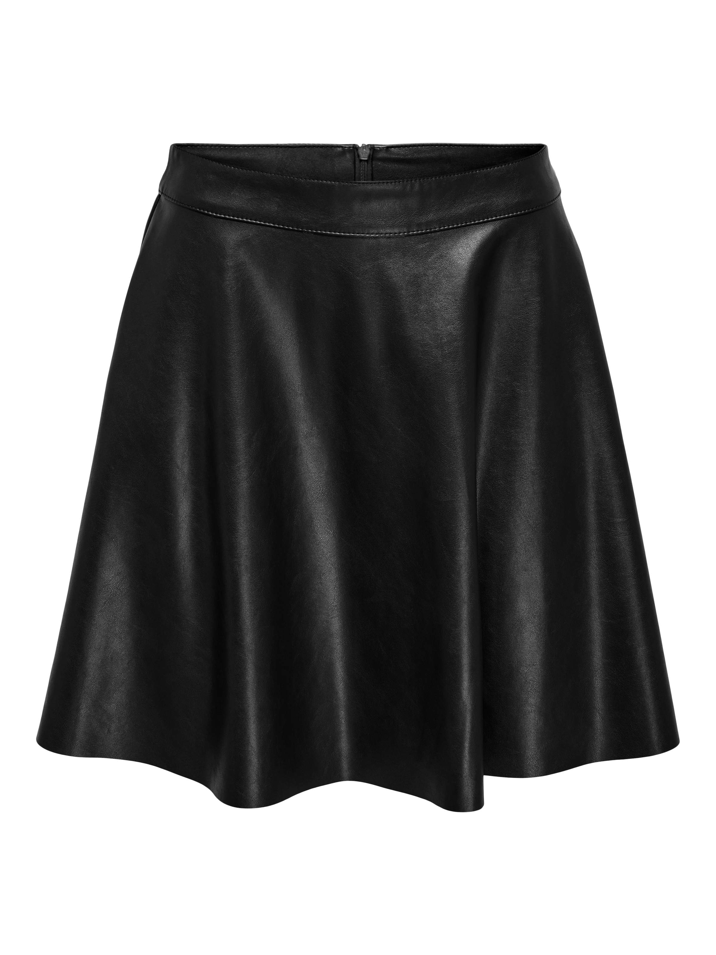 ONLY Jupe en similicuir »ONLUNA FAUX LEATHER FLARED SKIRT OTW«