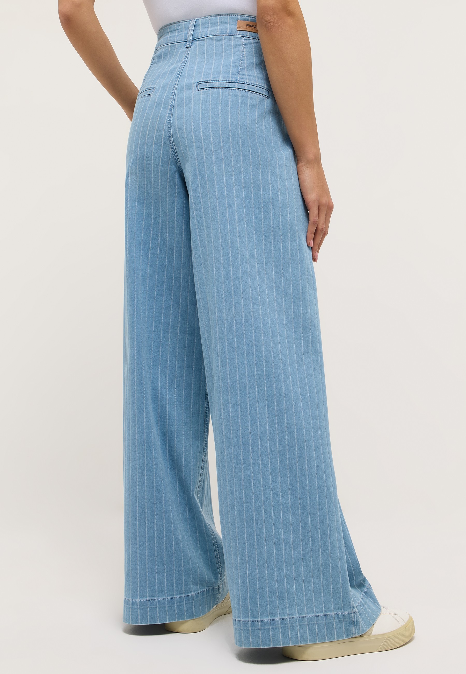 ANGELS Jeans Relax-fit »Liva Chic« mit Nadelstreifen, Wide Leg