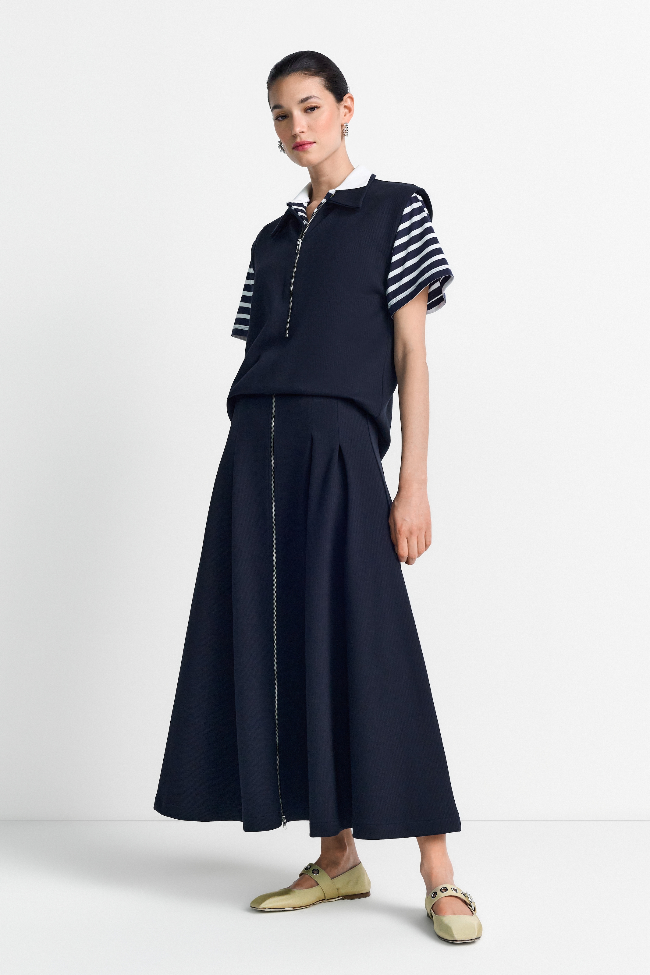 RICHROYAL Gilet en jersey Jersey, mit Metallreissverschluss