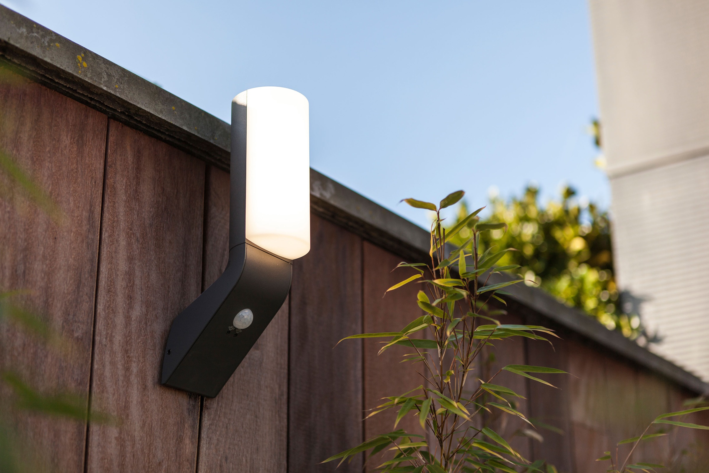 LUTEC LED Aussen-Wandleuchte »BATI«, Leuchtmittel LED-Modul | LED fest integriert, Bewegungsmelder