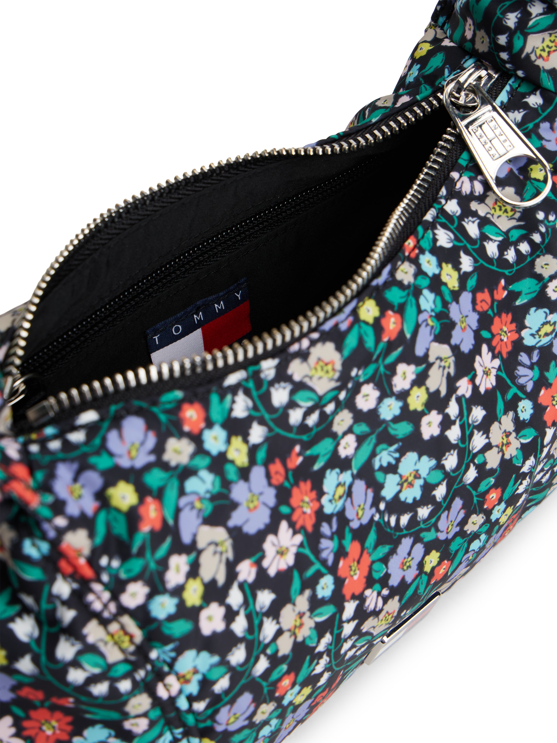 Tommy Jeans Sac à bandoulière »TJW CASUAL FLORAL SHOULDER« sac à main pour femmes, sac bandoulière au motif floral coloré tendance
