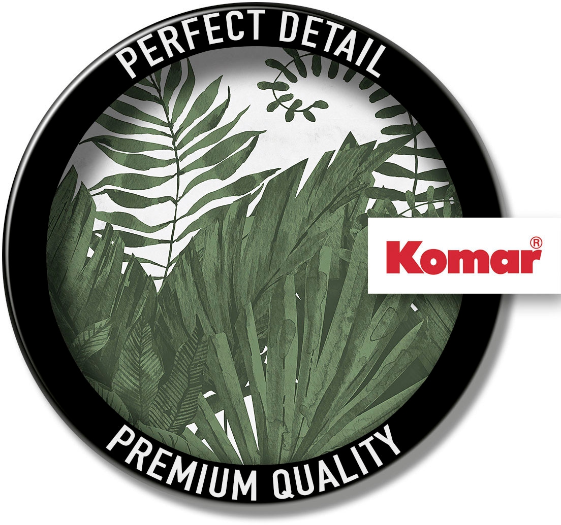 Komar Fototapete »Digitaldruck Vlies - Botanic Harmony - Grösse 500 x 250 cm«, bedruckt, Wohnzimmer, Schlafzimmer