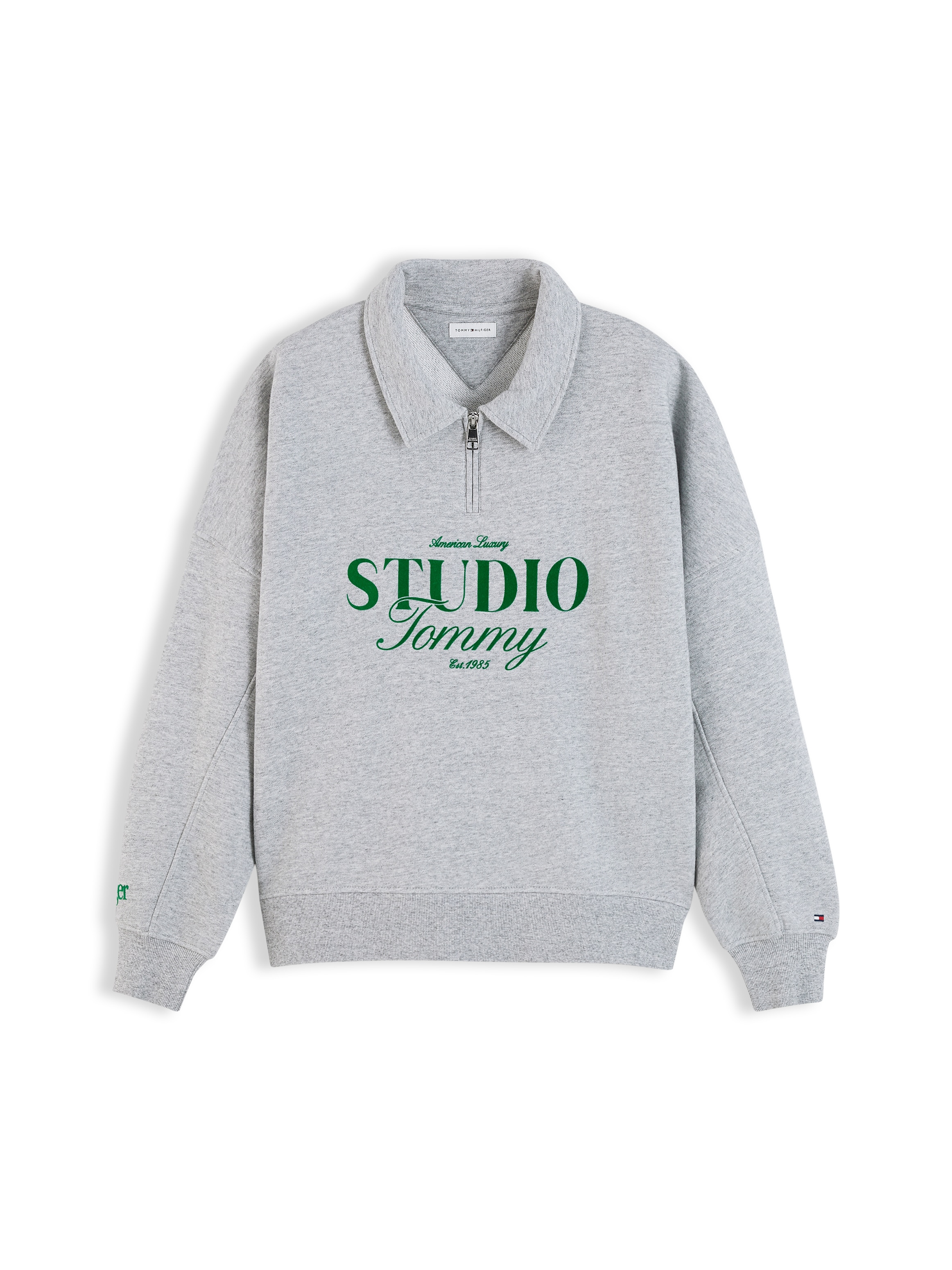 Tommy Hilfiger Sweat-shirt »STUDIO TOMMY HALF-ZIP POLO SWT«, Coton
