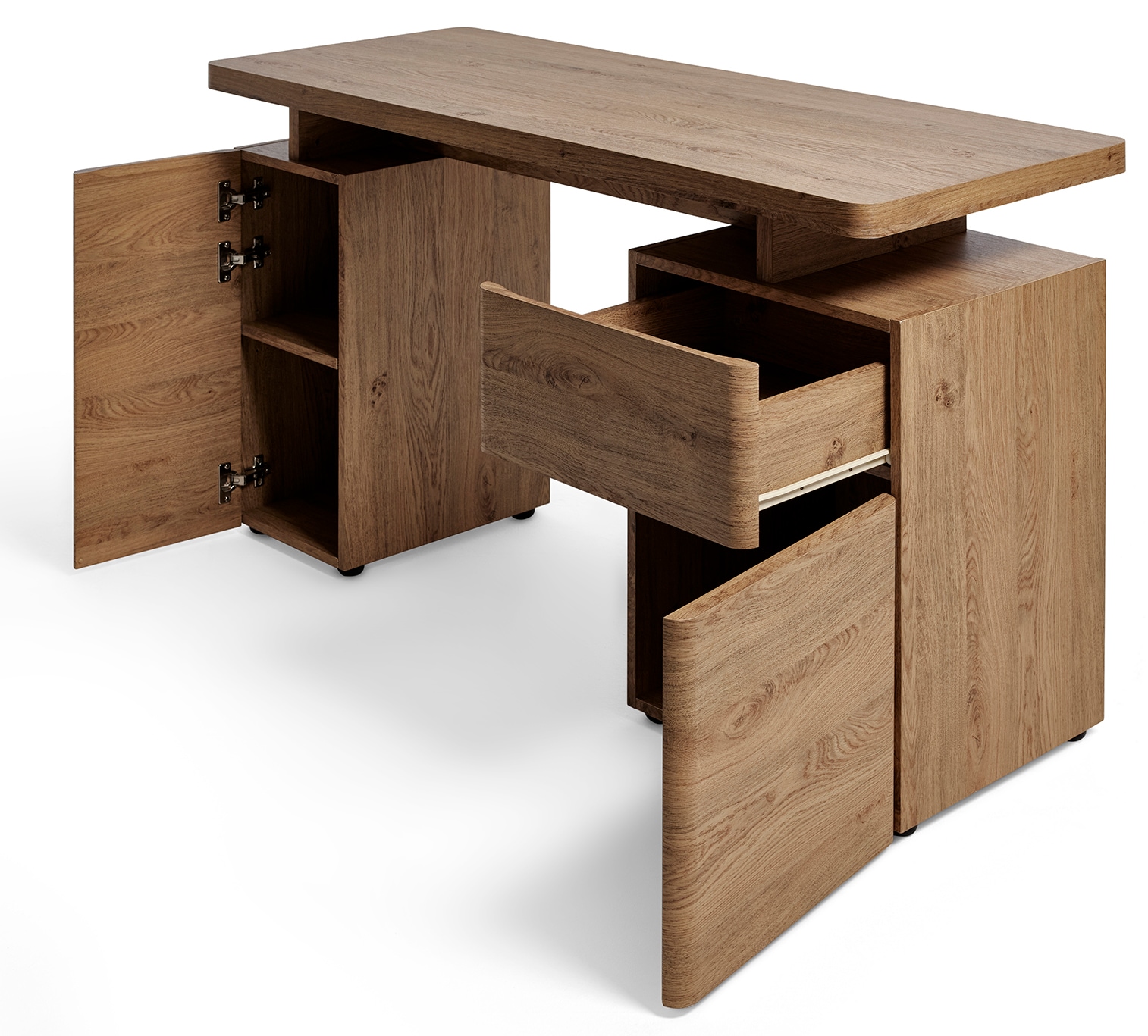 Jahnke Schreibtisch »CU-LIBRE 140« 1 Stk. tlg. Platzsparender Arbeitsplatz, mit 1 Schublade und 2 Türen, 135 cm