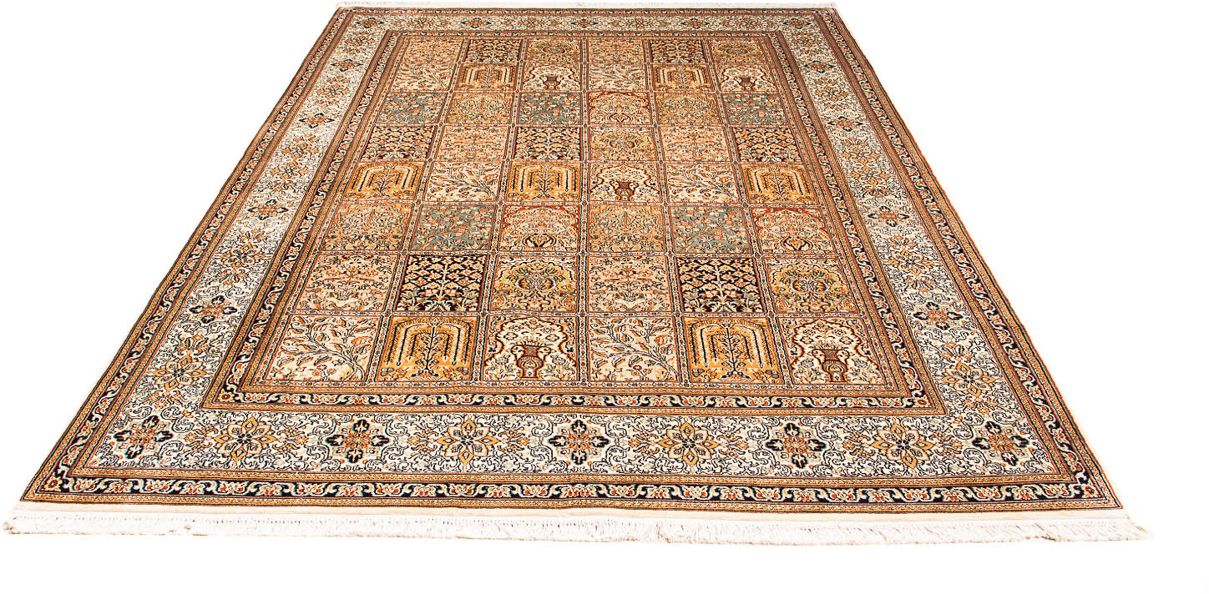 Image of morgenland Orientteppich »Perser - Classic - 250 x 174 cm - mehrfarbig«, rechteckig, 10 mm Höhe, Wohnzimmer, Handgeknüpft, Einzelstück mit Zertifikat bei Ackermann Versand Schweiz