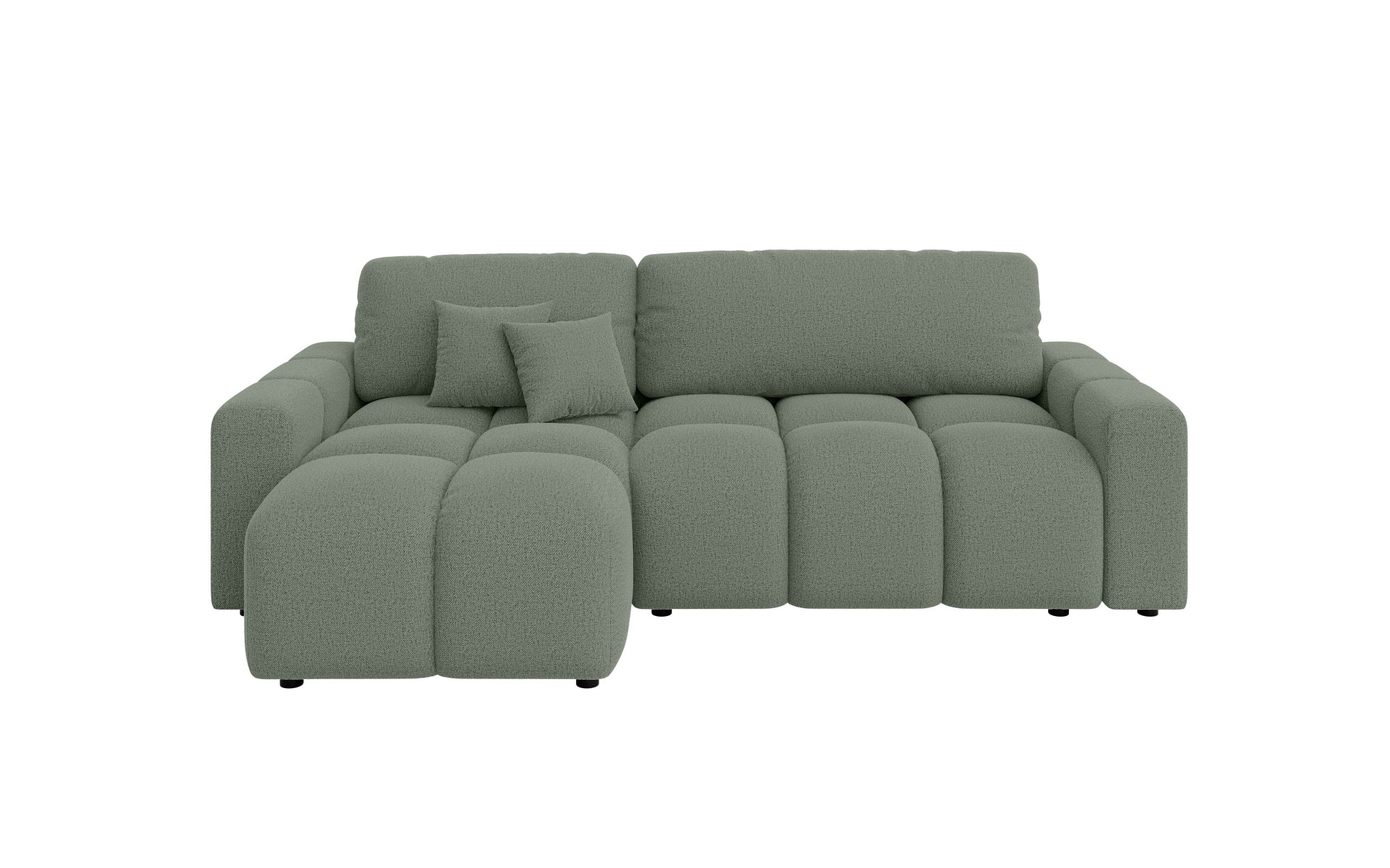 INOSIGN Ecksofa »FELICI, Schlafsofa 233cm, L-Form mit Recamiere beidseitig montierbar«, Designsofa mit Bettfunktion und Bettkasten, Masse B/T/H: 233/142/88 cm
