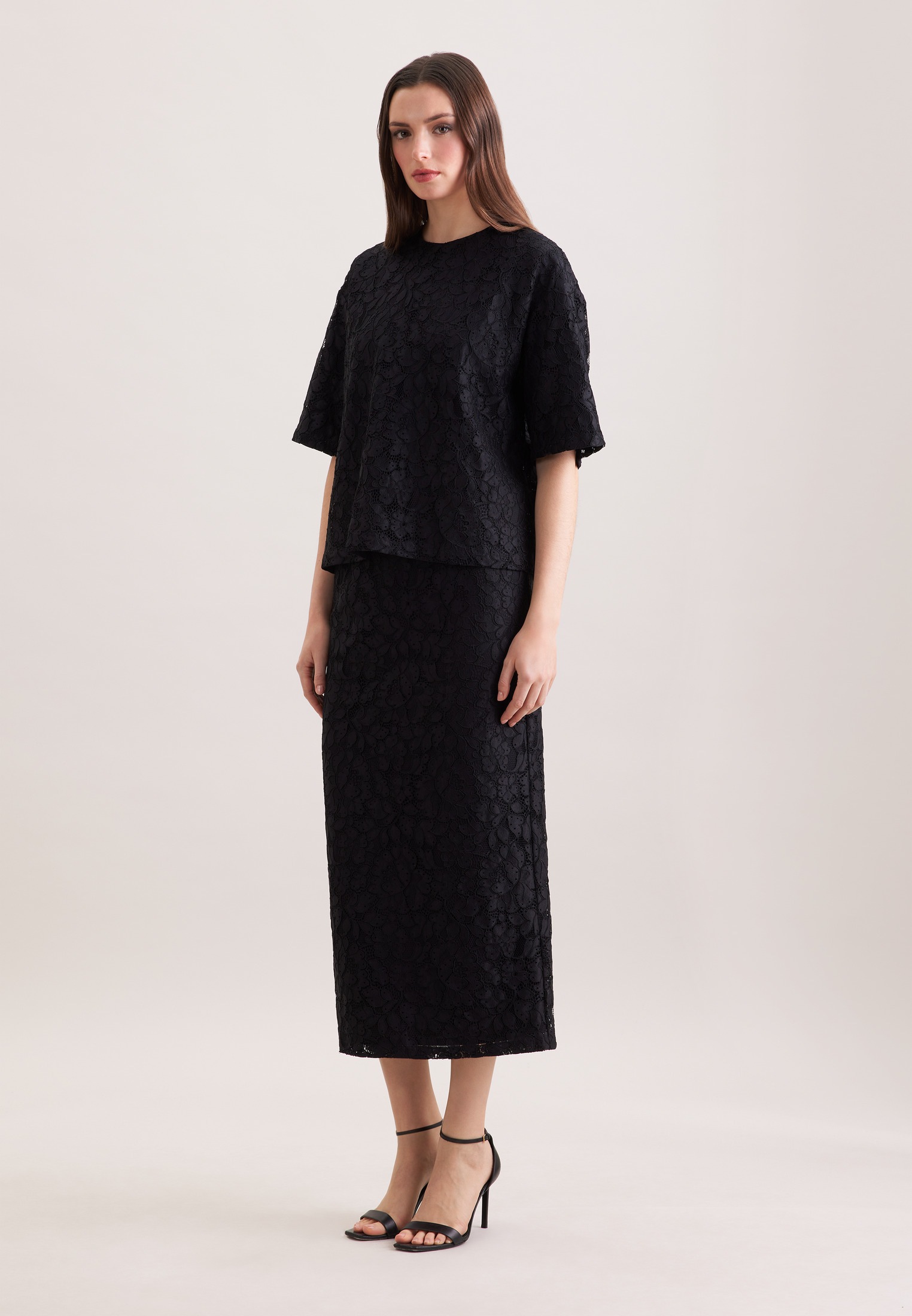 seidensticker Blouse classique 1/2 Rundhals Uni
