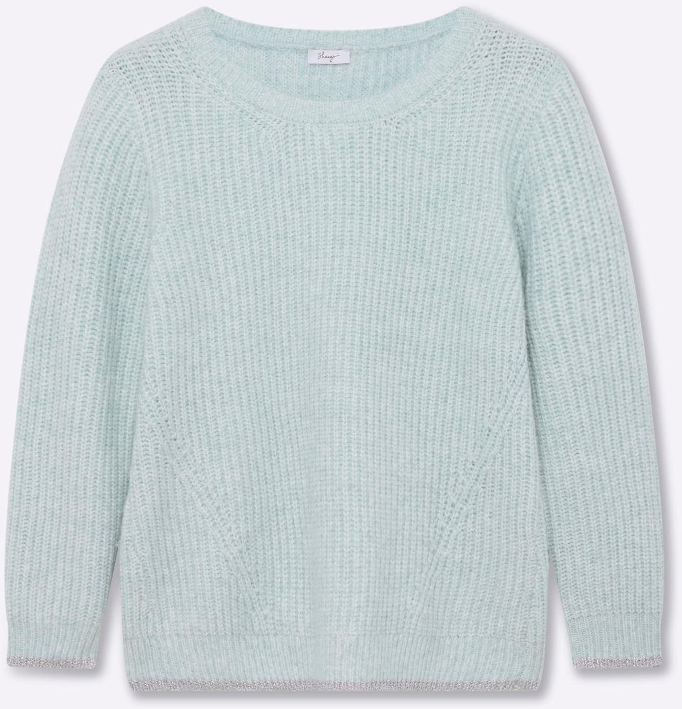 Sheego Pull à col rond »Pullover«