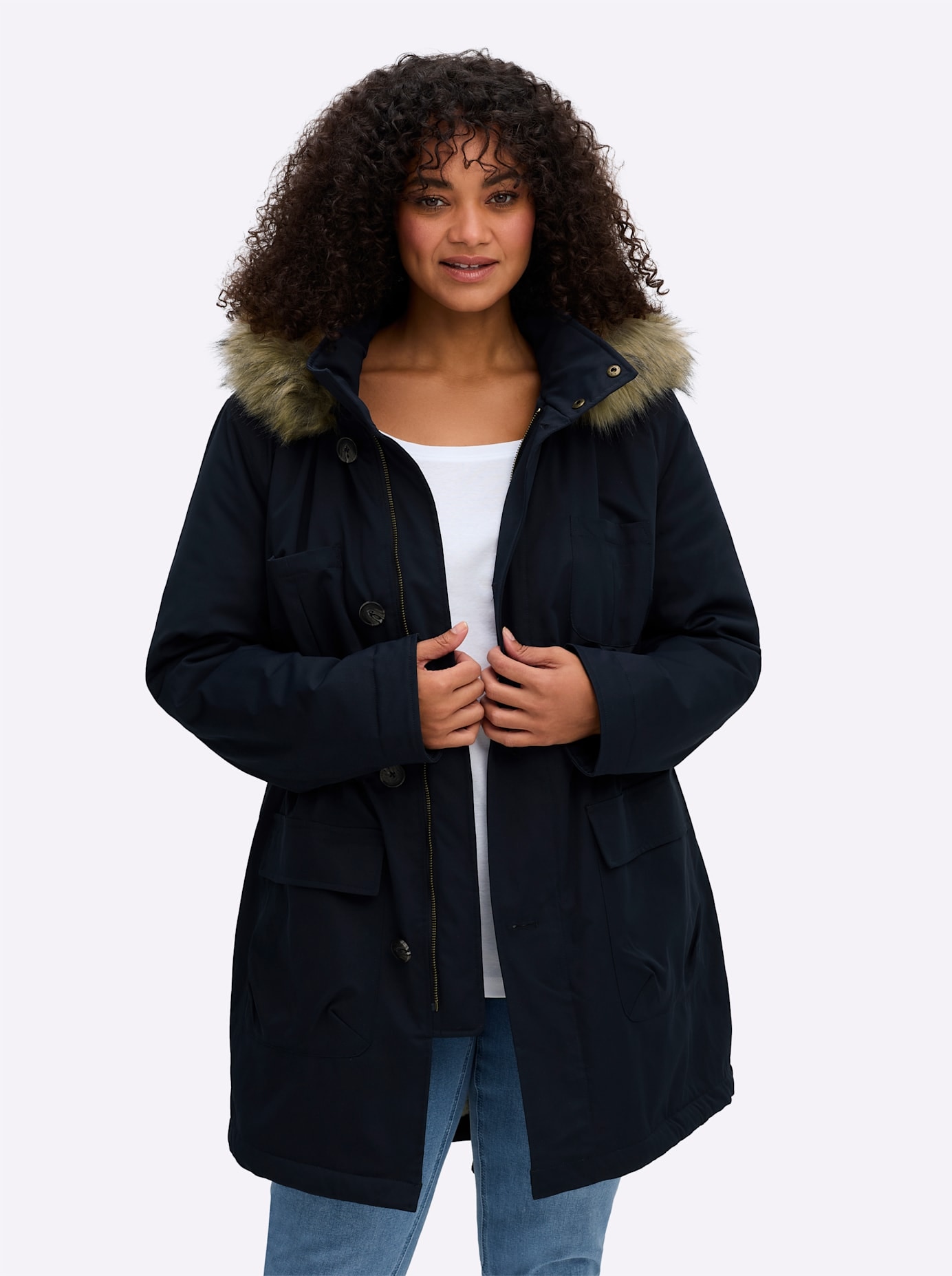 Image of sheego by Joe Browns Parka mit Kapuze