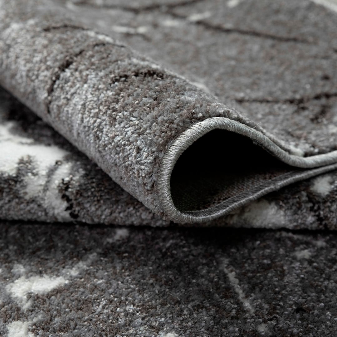 GOODproduct Teppich »Tjara« rechteckig 9 mm Höhe Marmor-Design, mit besonders weichem Flor, Kurzflor, dichte Qualität