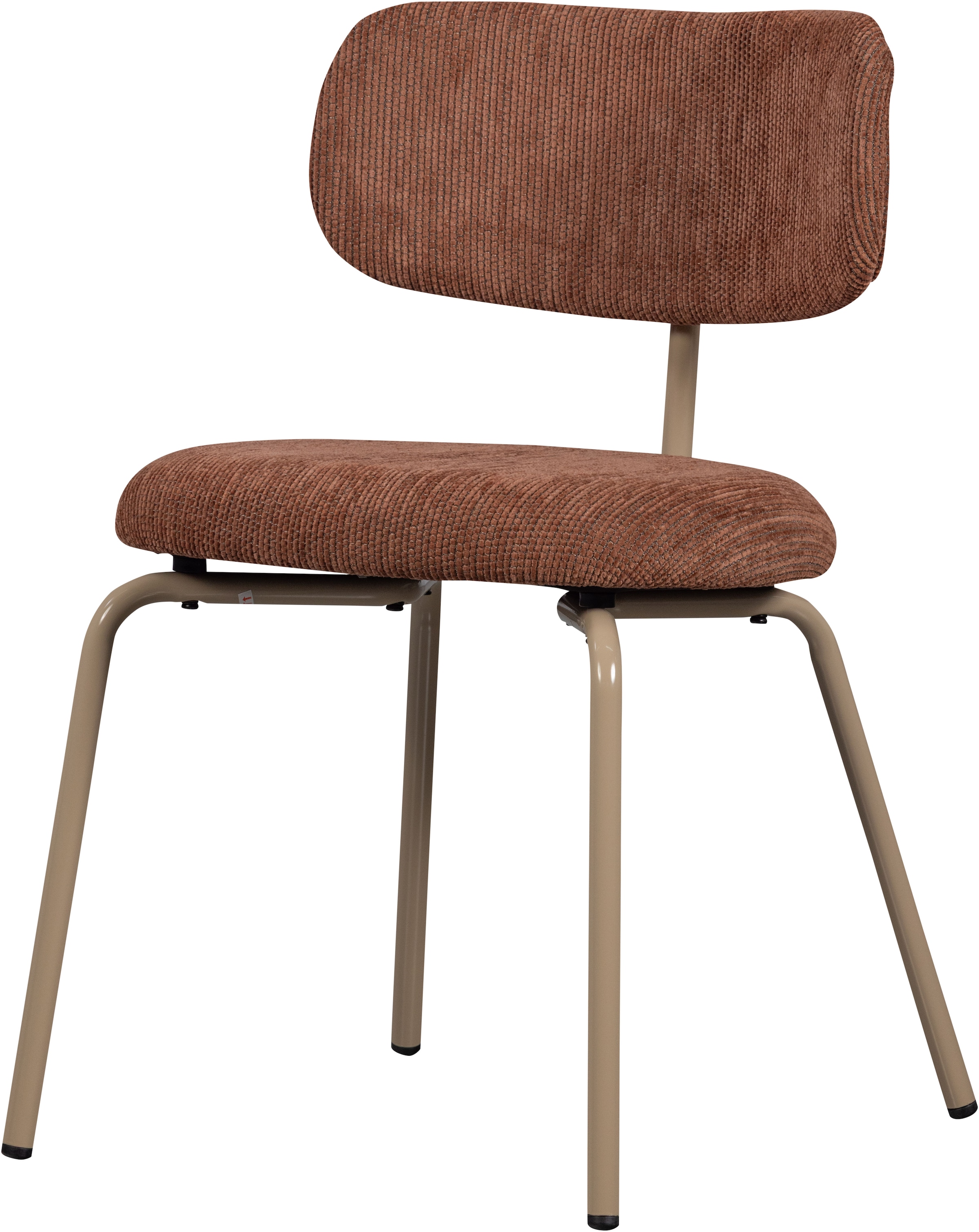 Image of WOOOD Esszimmerstuhl "Travis Webstoff mit schlankem Metallgestell, H 75 x B 48 x T 53 cm" () (Set, 2 St)Tragkraft 120 kg, Geringe Verschleissfestigkeit pfleigleicht