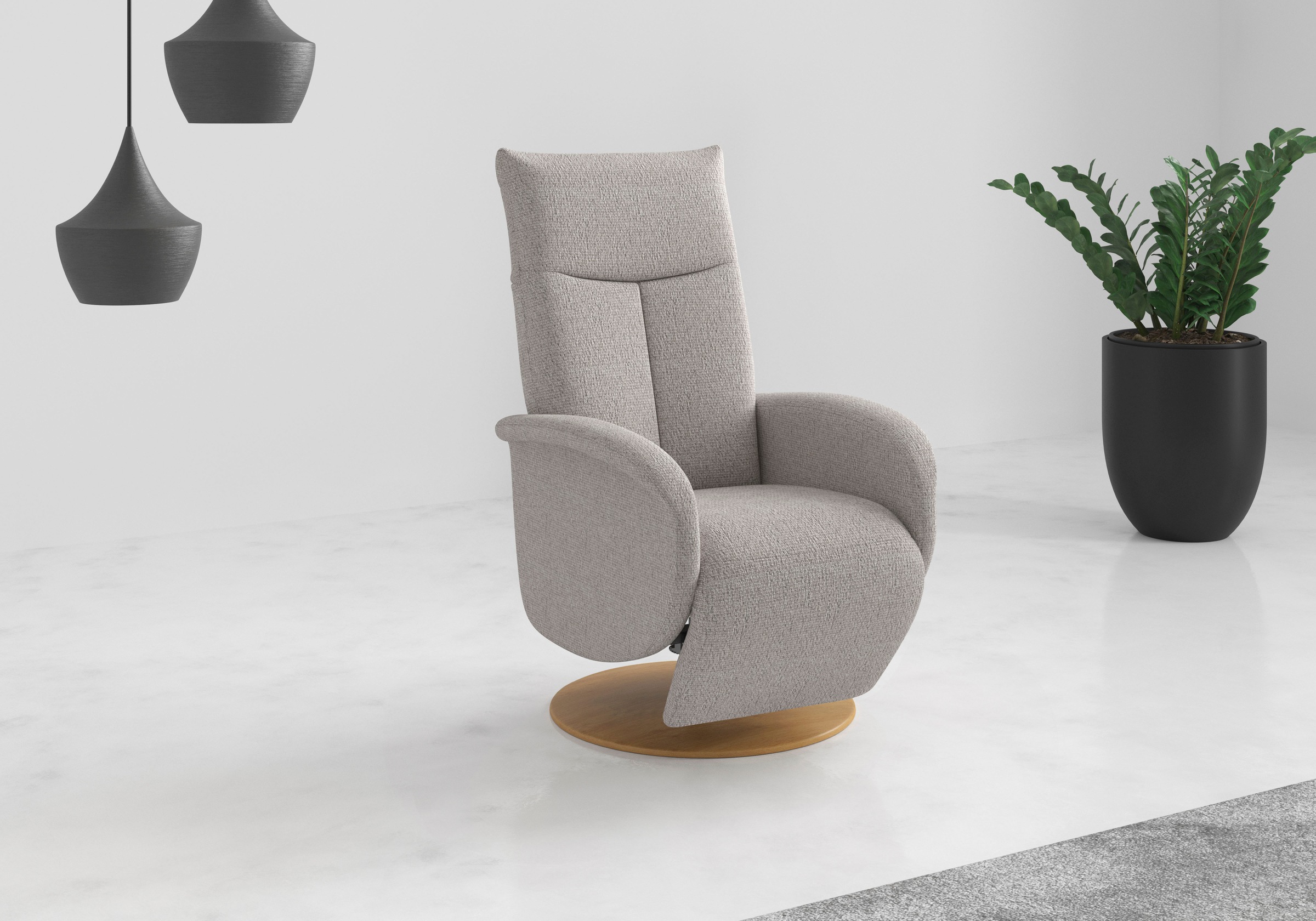 Image of GOODproduct "Grenoble mit Kopfteilverstellung & Drehfunktion, weitere Funktionen" Ergonomie M: elektr. Fussstütze & Rückenlehne, Akku