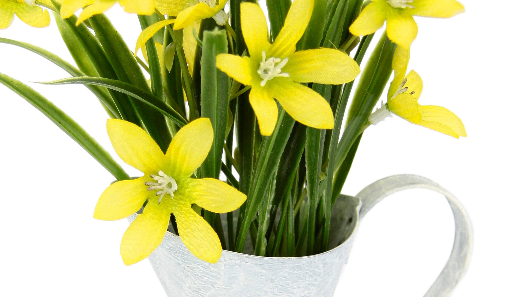 I.GE.A. Kunstblume »Sternblume«, In Kanne, aus Metall