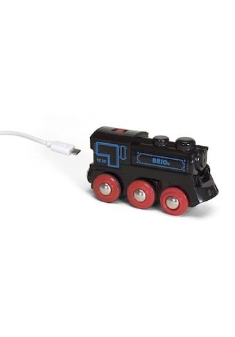 Spielzeug-Lokomotive »Schwarze Akku-Lok mit Mini-USB«