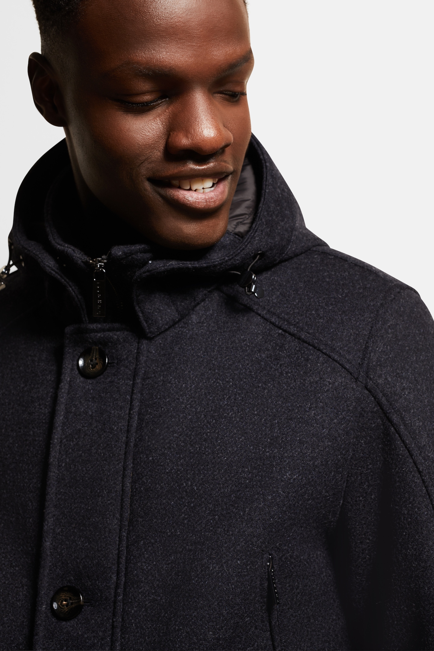 bugatti Langjacke, mit Kapuze, mit abnehmbarer Kapuze