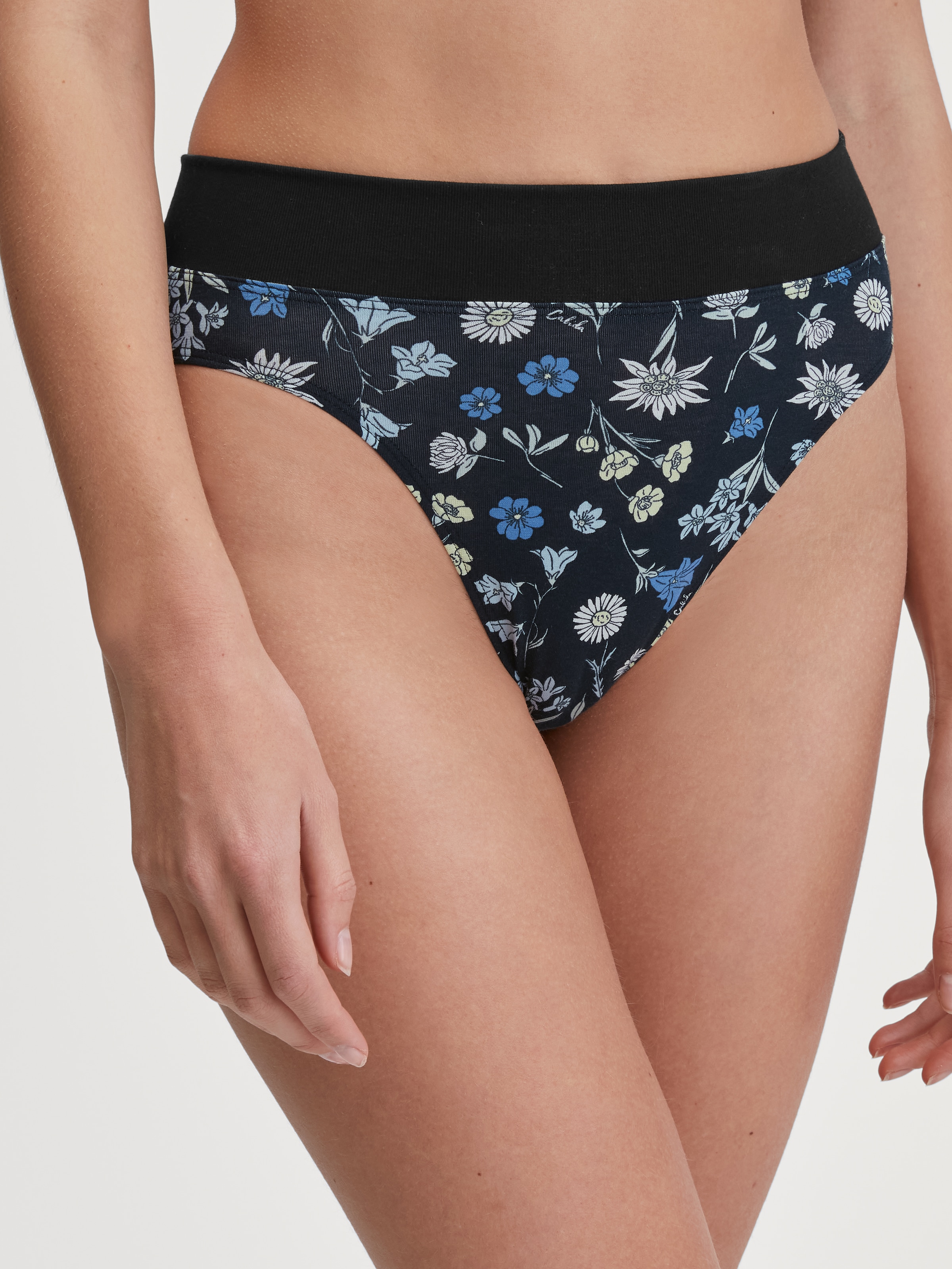 CALIDA Slip »Elastic Trend«, mit breitem Softbund für höchsten Tragekomfort
