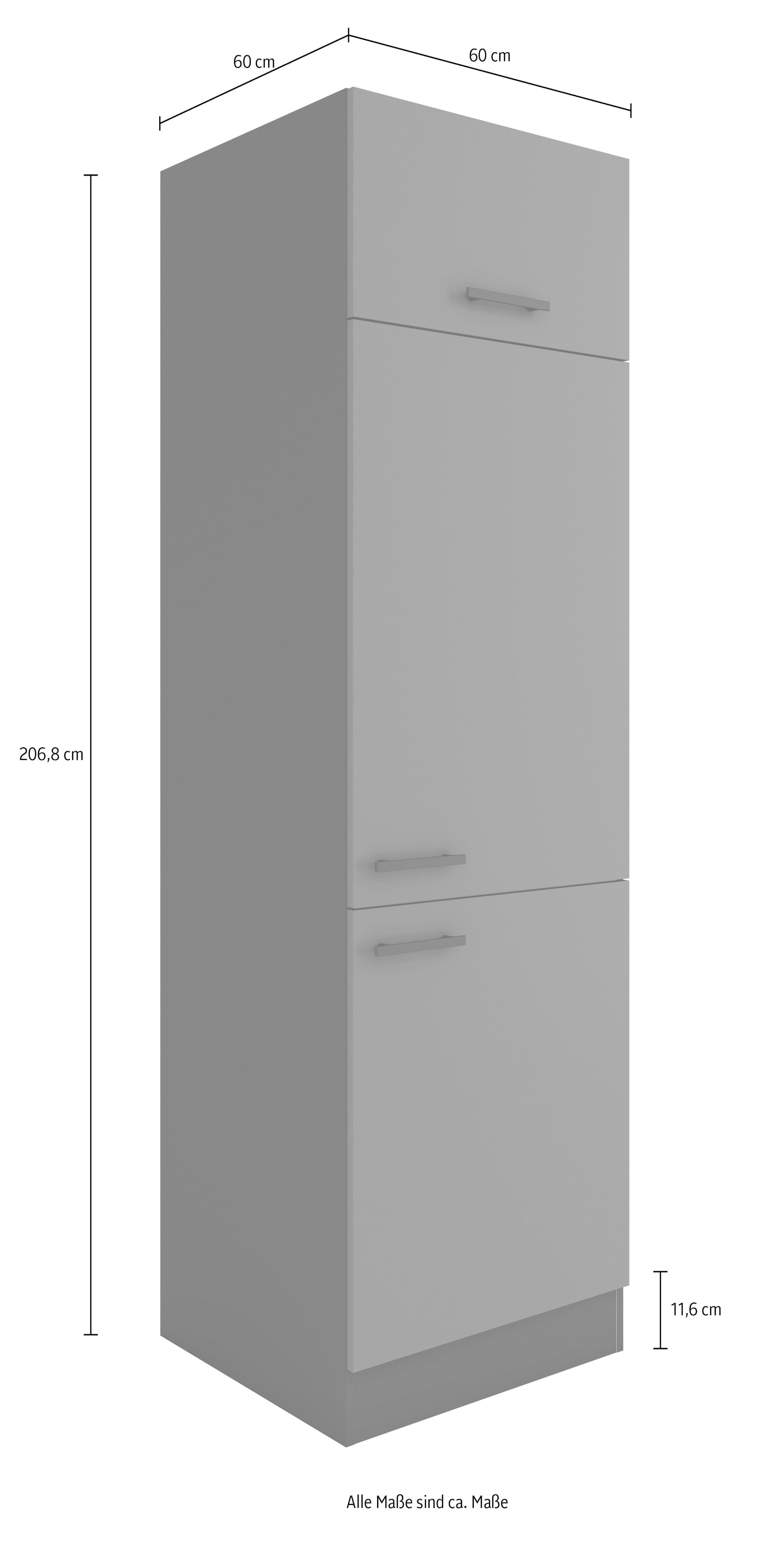 OPTIFIT Kühlumbauschrank »Bella«, Breite 60 cm, Nischenmasse B/T/H 56,7/55,5/88 cm