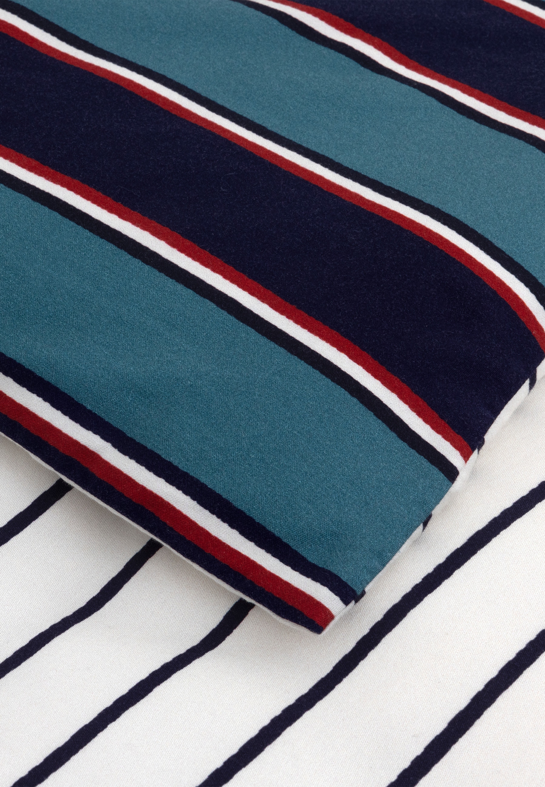 Lacoste Linge de lit réversible »LBOLD« 2 pièces à partir de la taille 135x200 cm, satin PREMIUM, design rayé, 100% coton