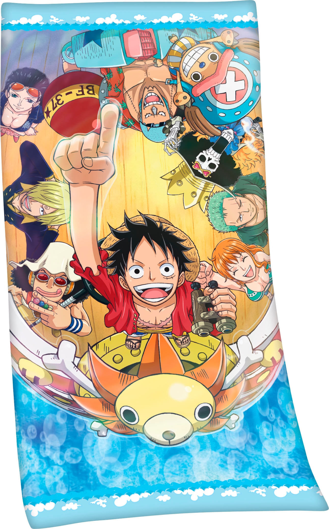 Image of OnePiece Badetuch "One Piece" hochfarbig bedruckt