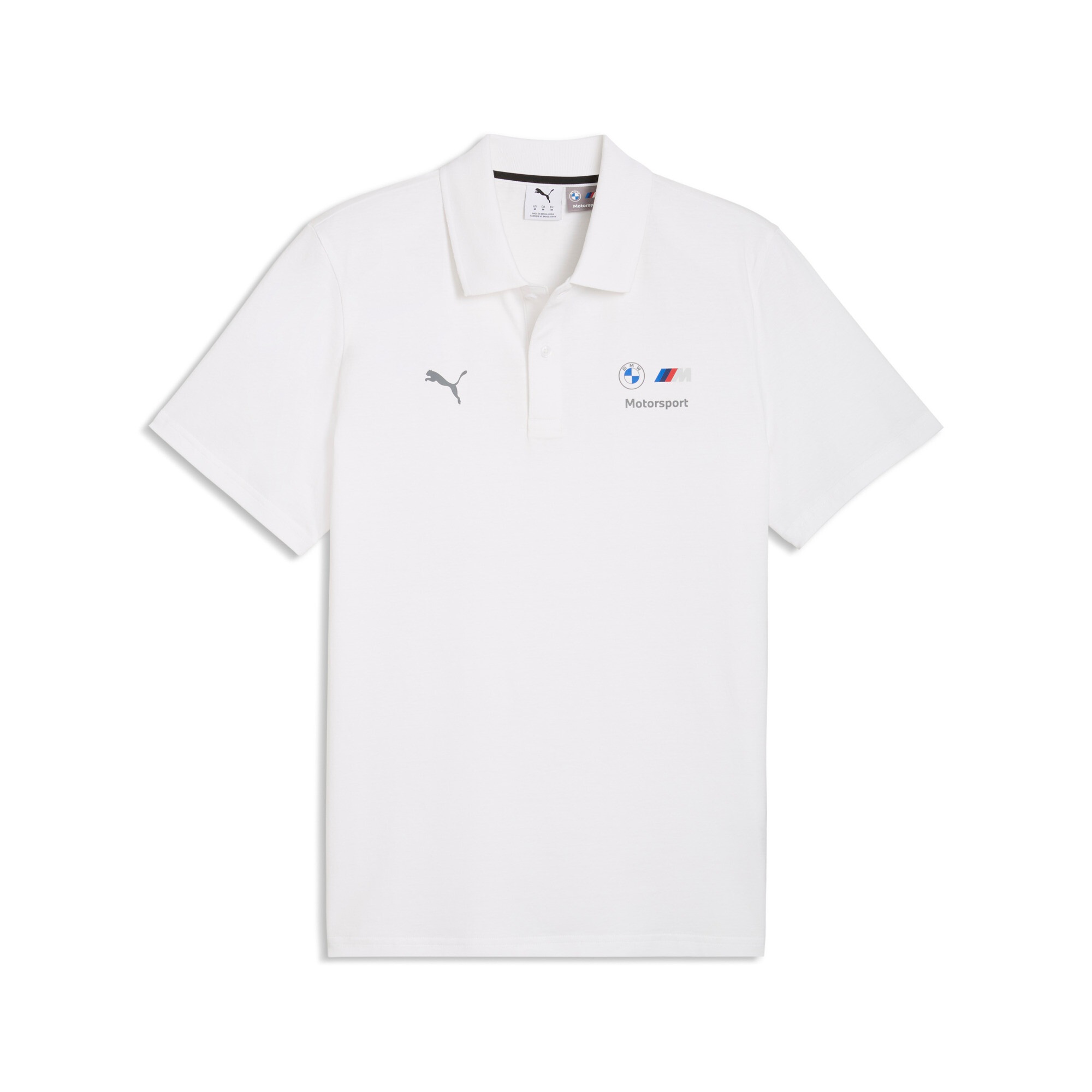 PUMA Polo »BMW MMS ESS POLO« Regular Fit, manches courtes, avec fermeture à boutons, imprimé logo