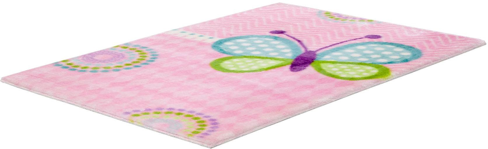 Image of Obsession Kinderteppich »My Lollipop 184«, rechteckig, 17 mm Höhe, Motiv Schmetterling, sehr weicher Flor, Kinderzimmer bei Ackermann Versand Schweiz