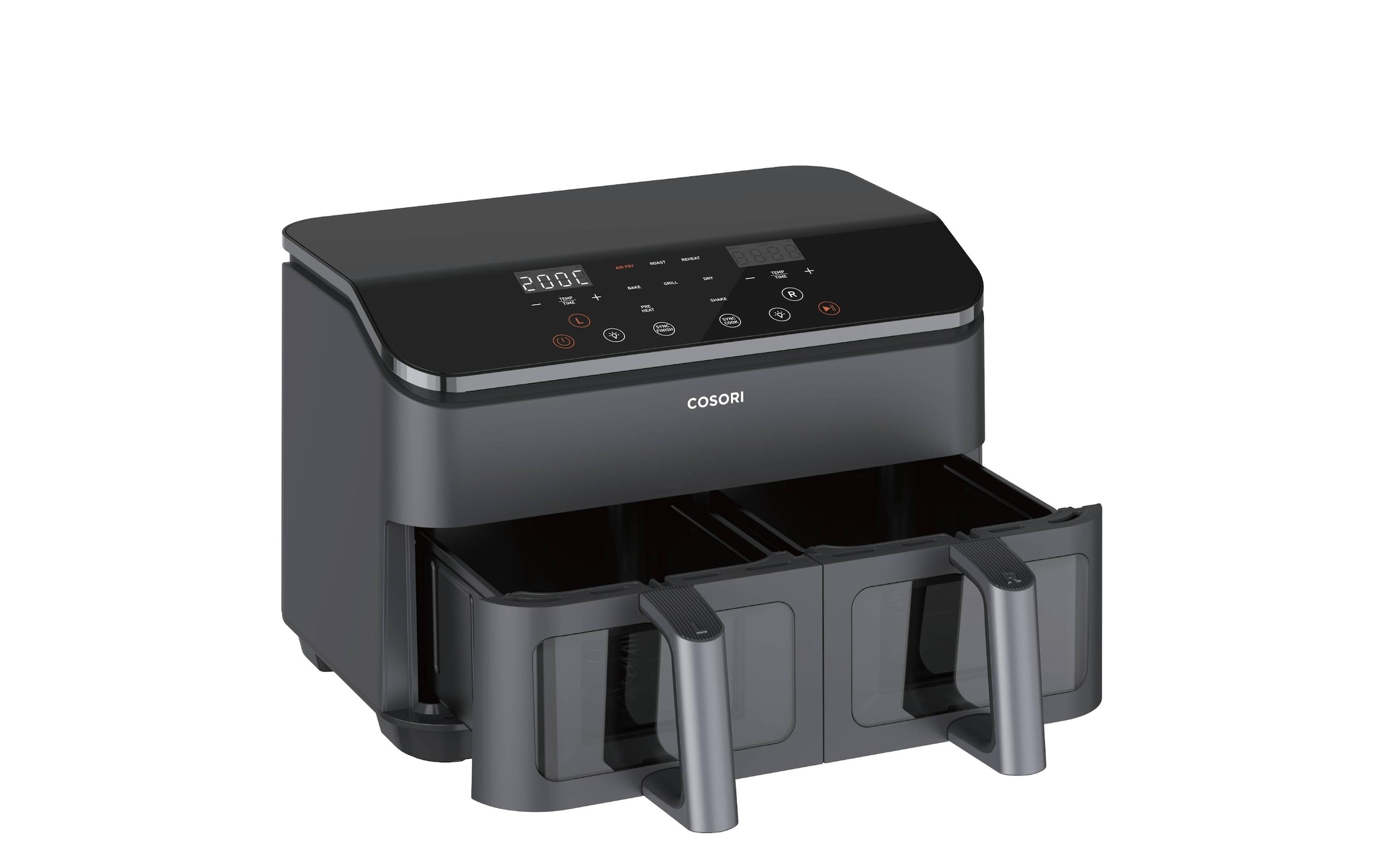   Heissluftfritteuse »Cosori Dual Basket 8,5 l« 1750 W Vielseitige Fritteuse