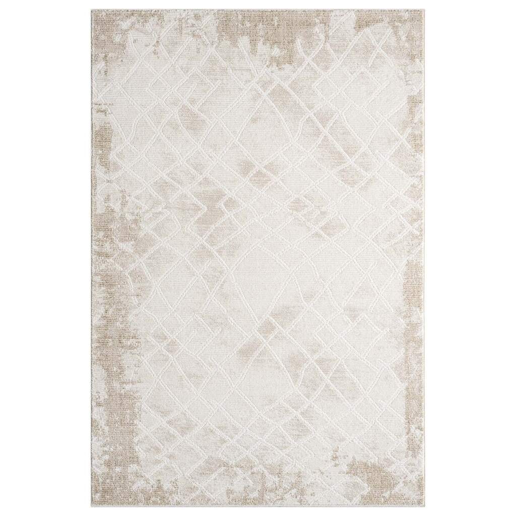 Carpet City Teppich »ANTIK215« rechteckig 10 mm Höhe Kurzflor, 3D-Optik, Klassisch-Modern für Wohnzimmer, Schlafzimmer