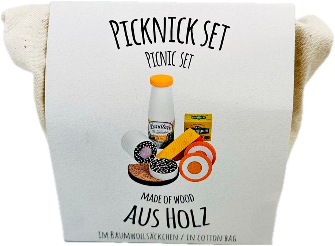 Tanner Spiellebensmittel »Picknick Artikel im schönen Baumwollsäckchen« FSC® - schützt Wald