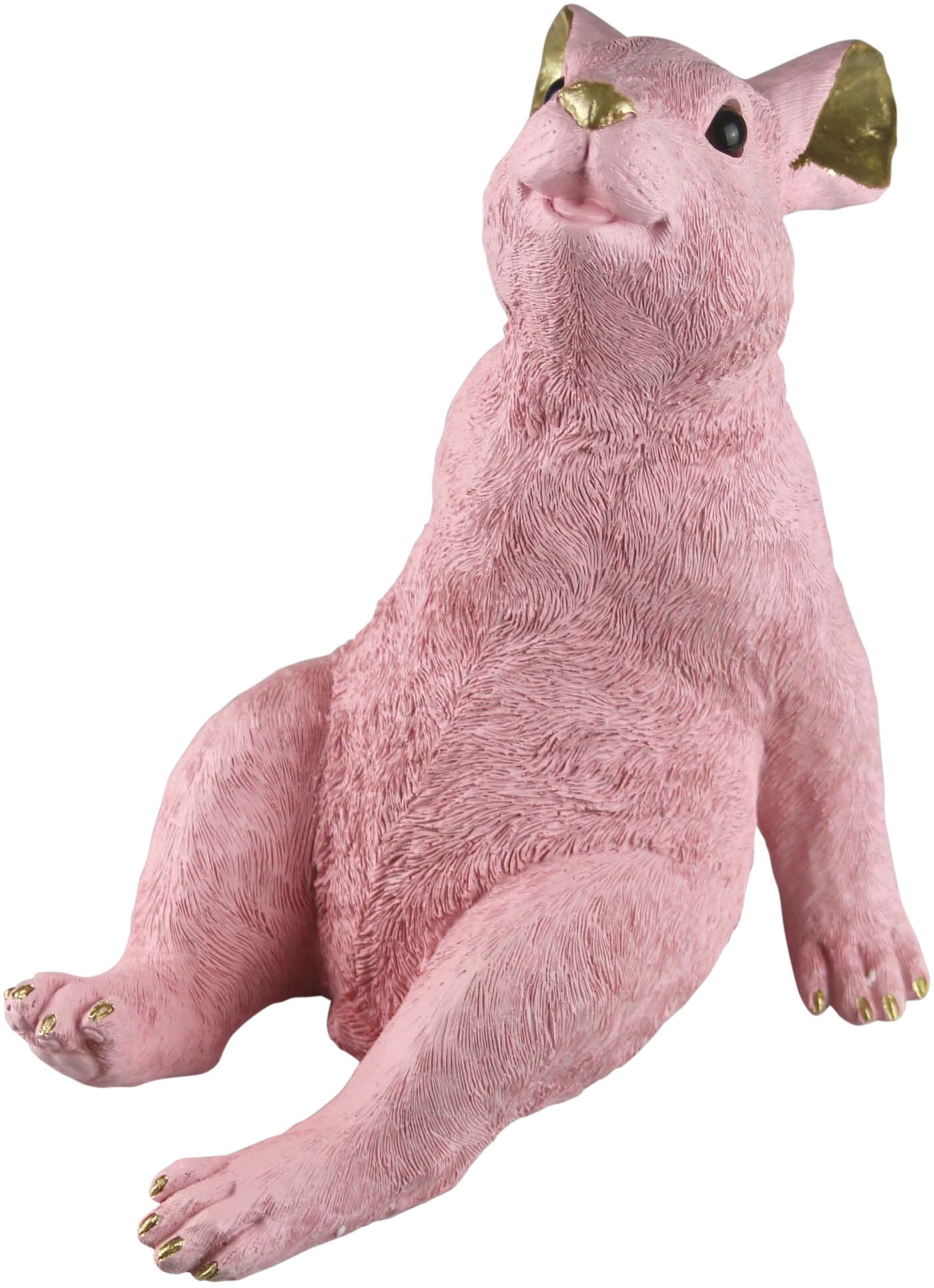Image of AM Design Dekofigur "Hase "Sternengucker"" Osterdeko aus Polyresin, in rosé oder weiss