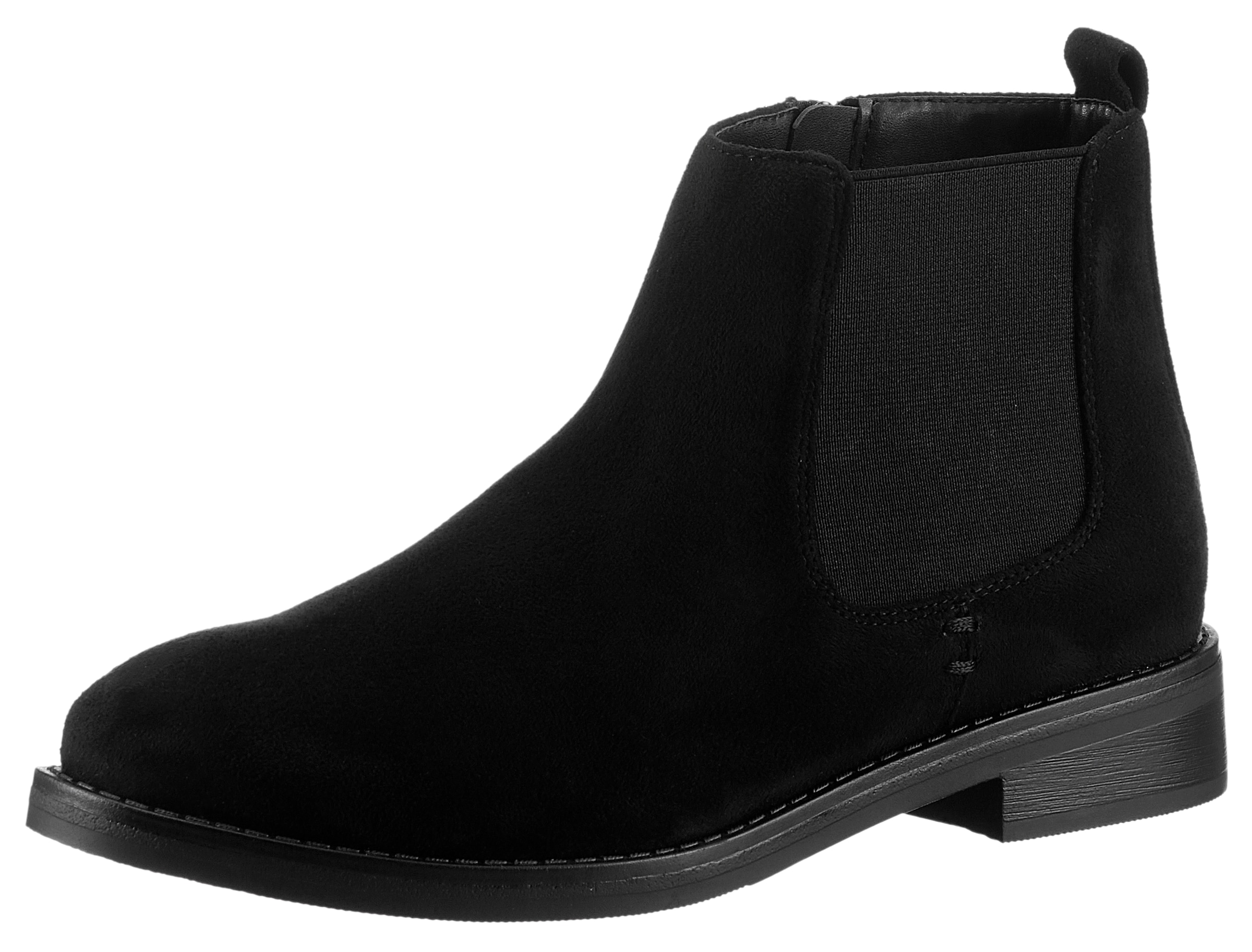 Aniston SHOES Chelseaboots, Stiefelette, Blockabsatz, mit breitem Stretch - NEUE KOLLEKTION