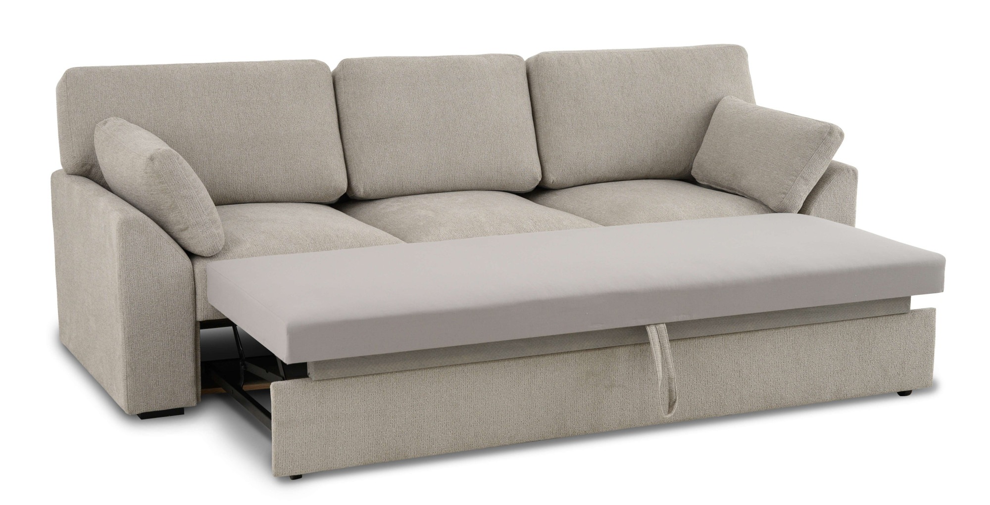Home affaire 3-Sitzer »Citry«, Breite 233 cm, Chenille, mit Bettfunktion, Liegefläche 144x190 cm