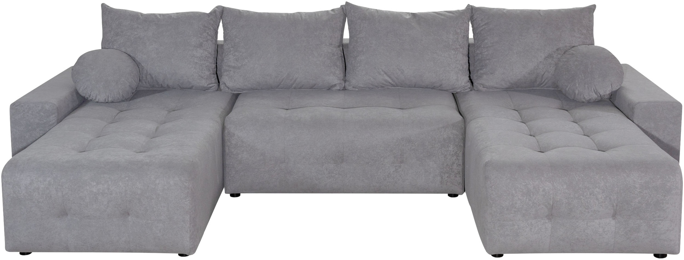 GOODproduct Paysage de salon »Jessy U-Form, B: 313 cm, in Cord & weiteren Bezügen« Fonction couchage, coffre de lit, rembourrage ressorts ensachés